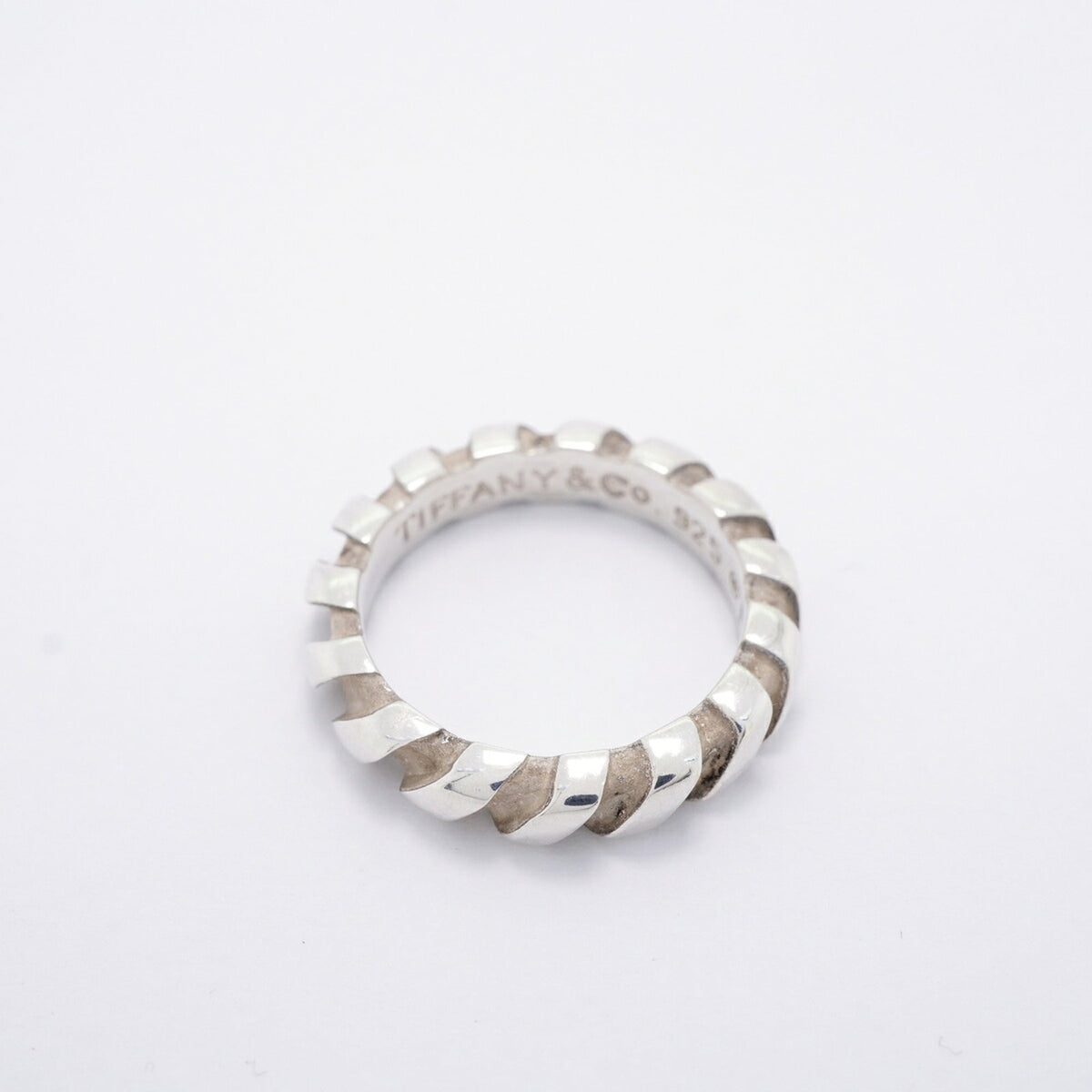 Tiffany Silver 925 Band Ring (Pre-Owned)