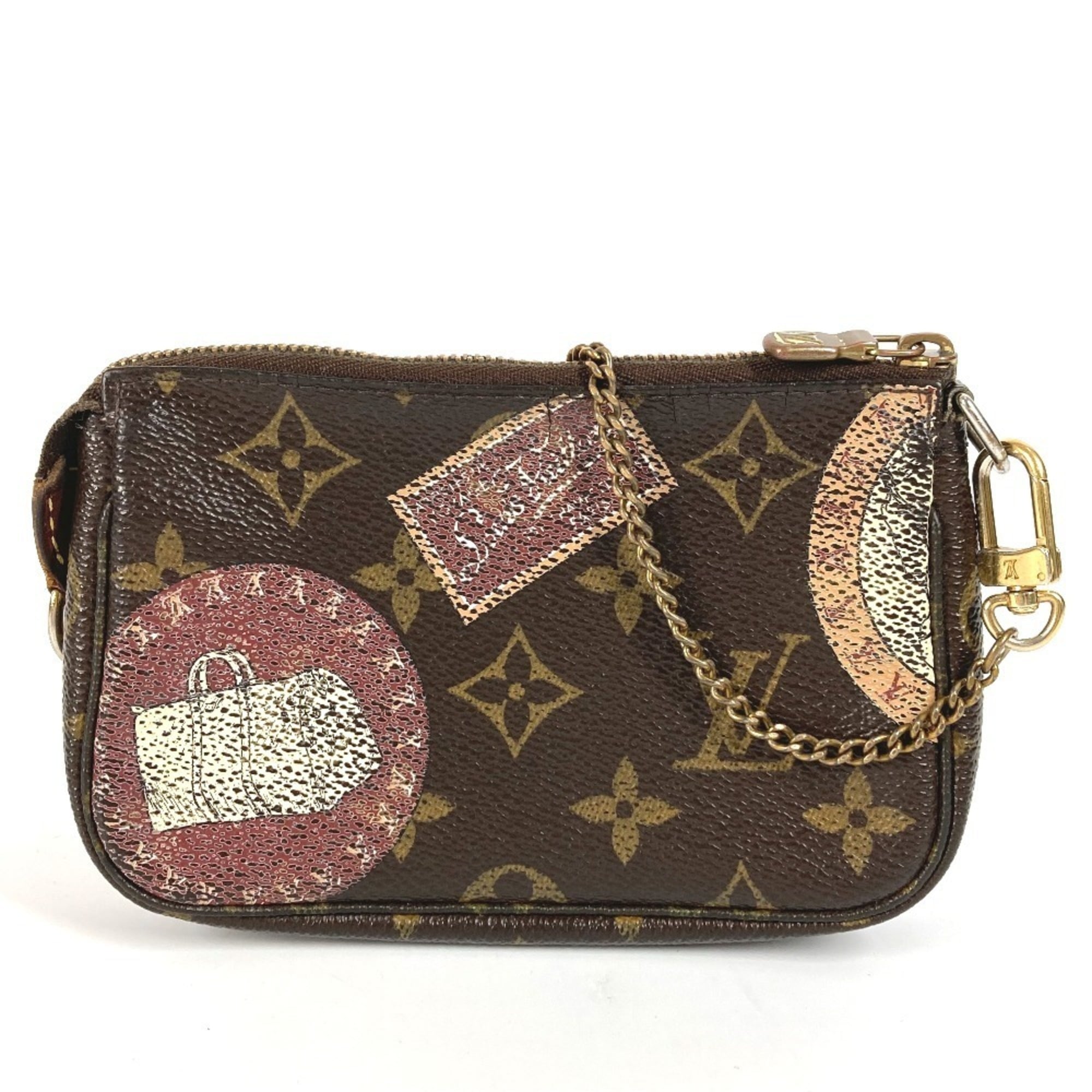 Louis Vuitton Brown Monogram Monogram Handbag Pochette Shoulder Bag (Pre-Owned)