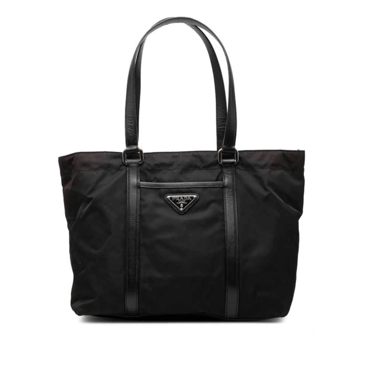 Prada Black Nylon Tote Bag (Pre-Owned)