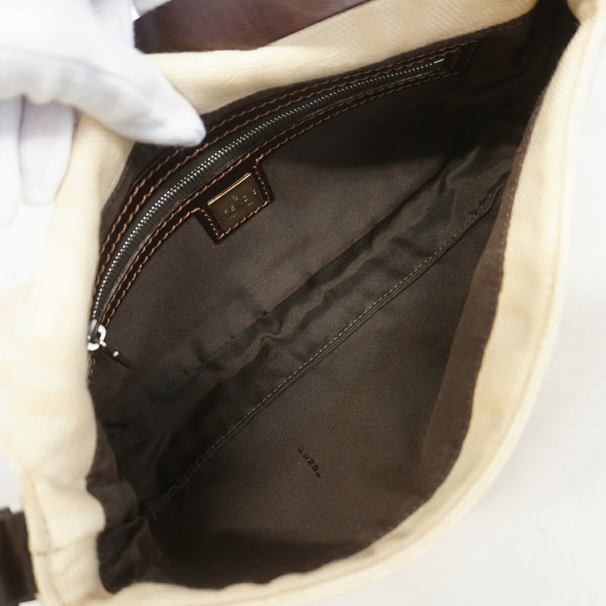 Fendi Beige Cotton Handbag (Pre-Owned)