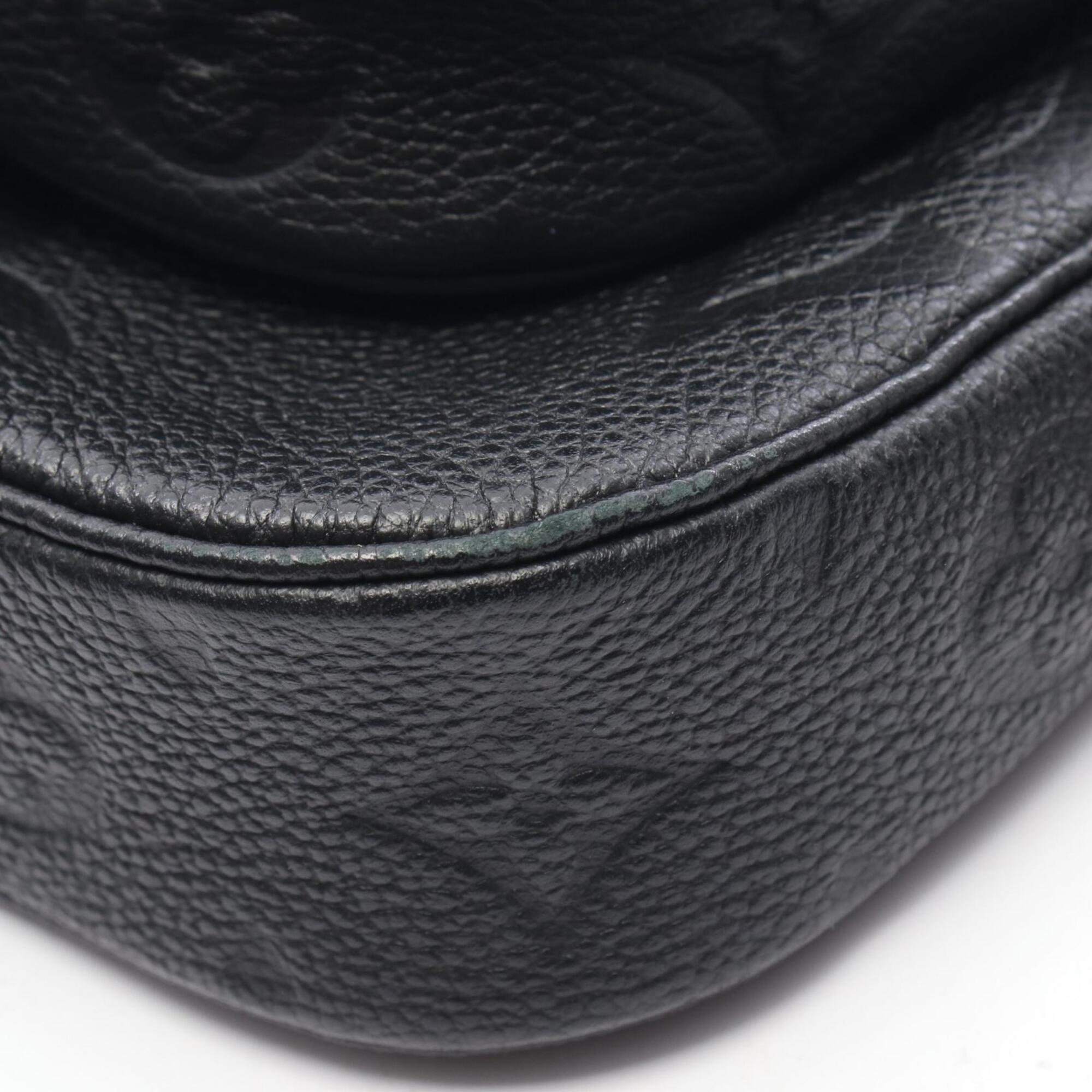 Louis Vuitton Black Noir Monogram Empreinte Handbag Pochette Shoulder Bag (Pre-Owned)