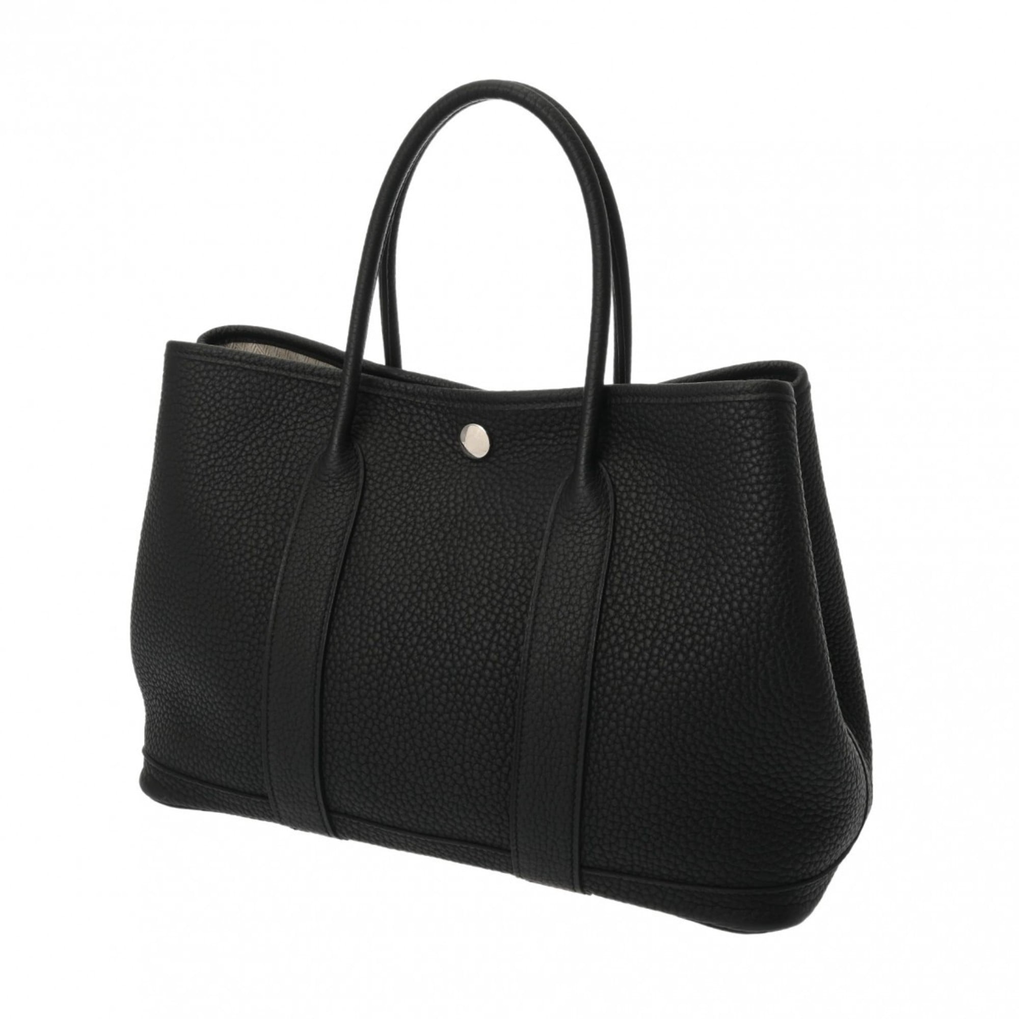Hermes Black Negonda Leather Handbag (Pre-Owned)