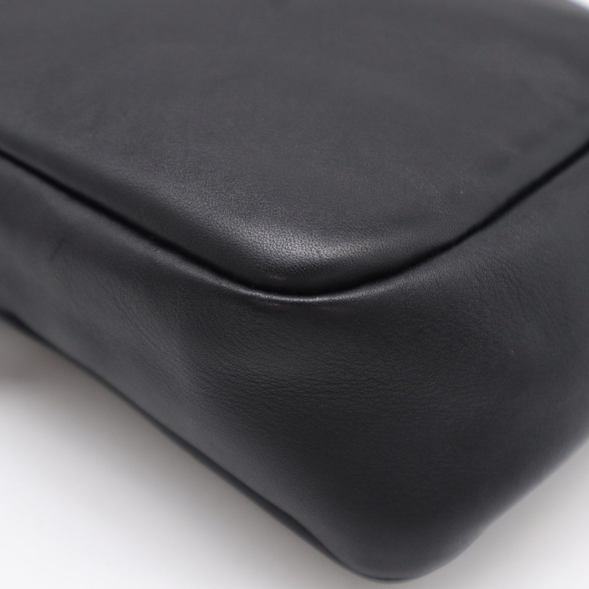 Prada Black Leather Shoulder Bag (Pre-Owned)