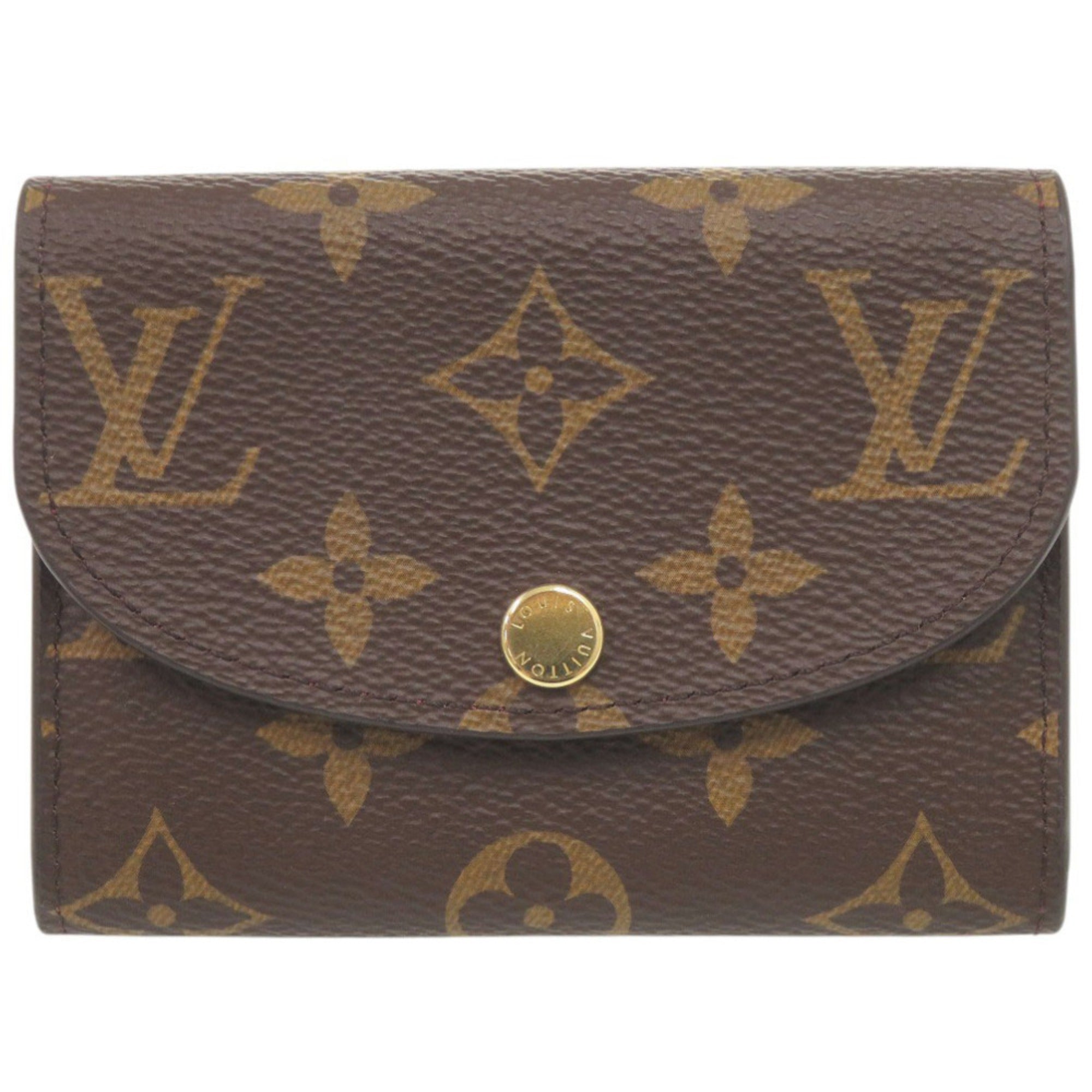 Louis Vuitton Brown Fuchsia Monogram Monogram Wallet (Bi-Fold) (Pre-Owned)