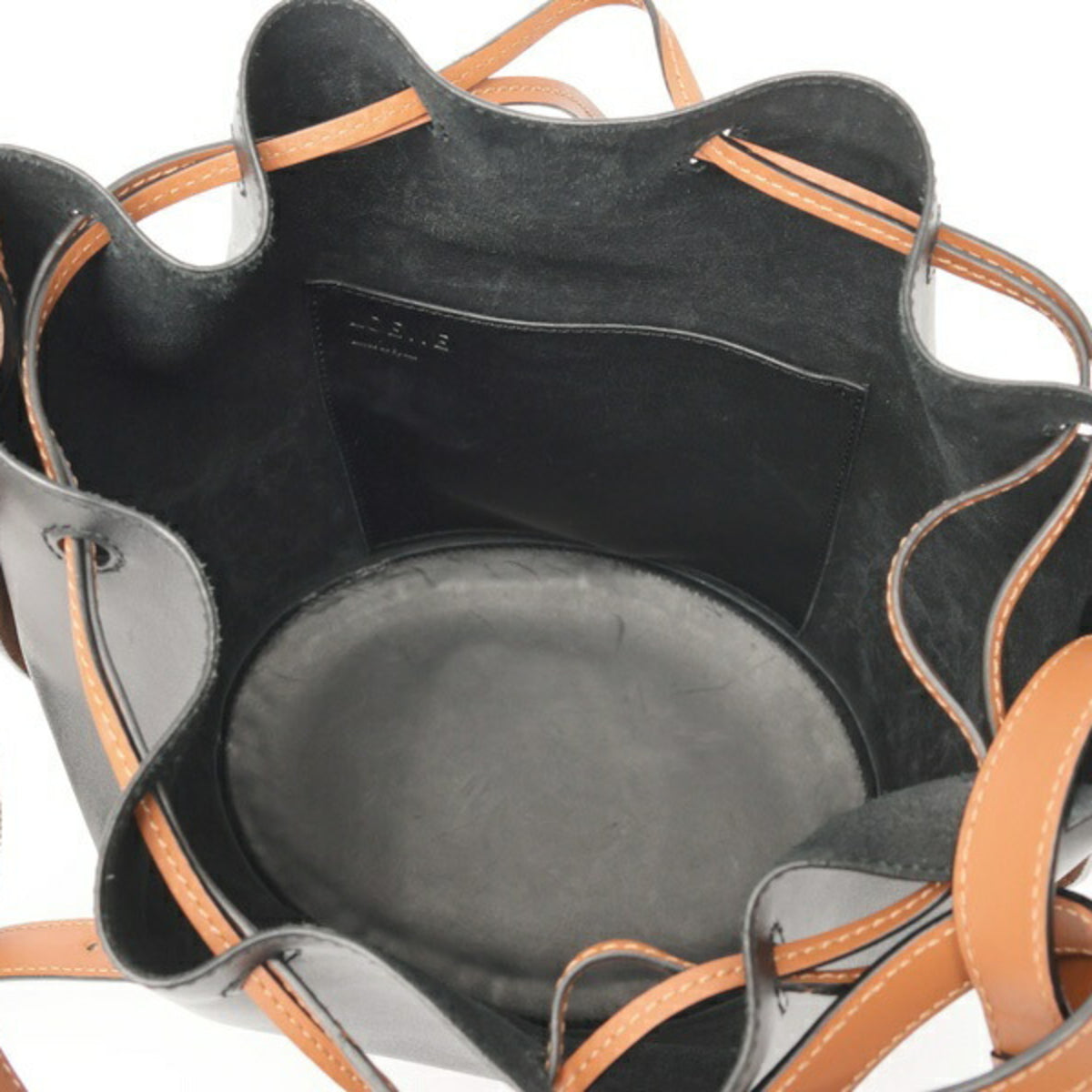 Loewe Black Brown Leather Shoulder Bag (Pre-Owned)