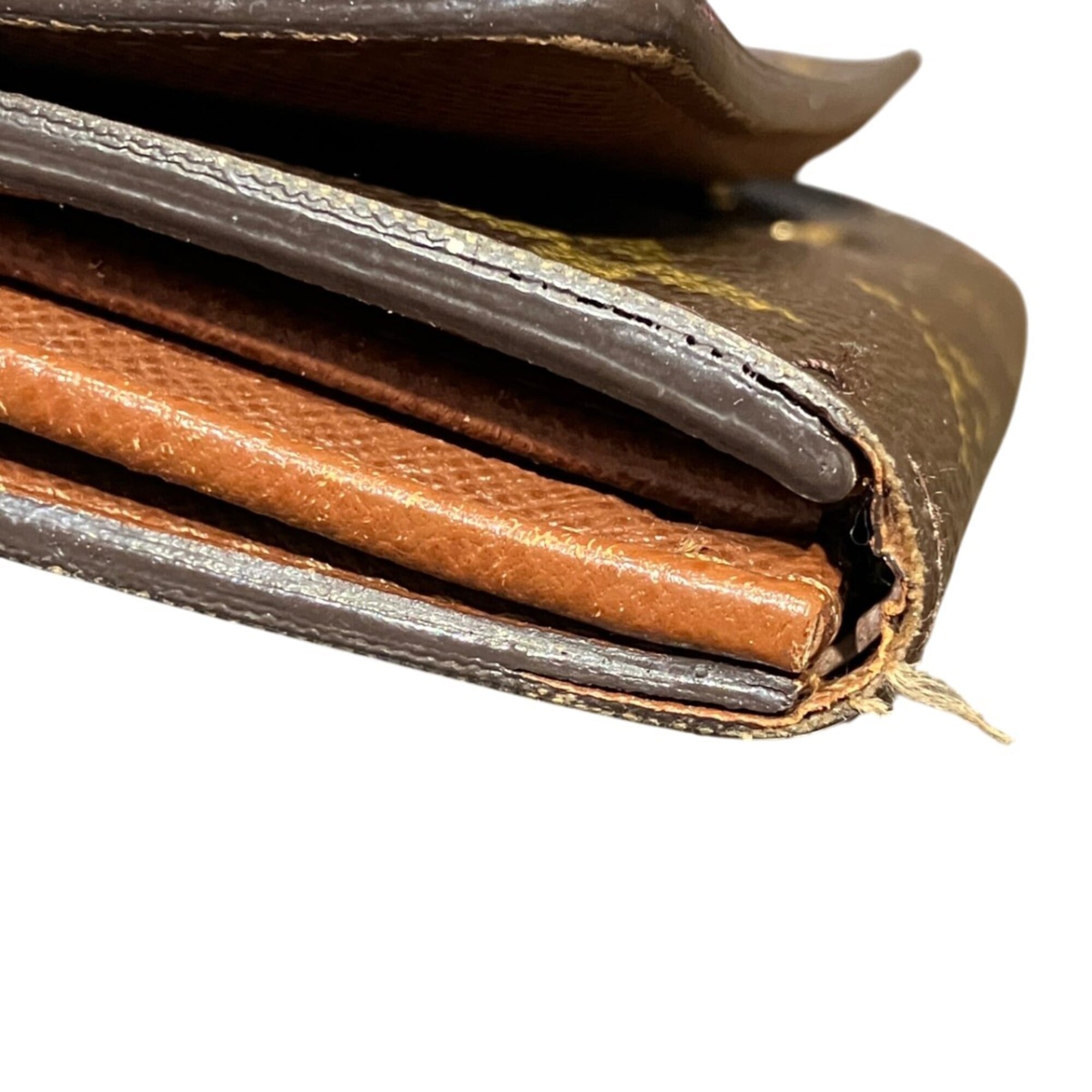 Louis Vuitton Brown Monogram Wallet (Bi-Fold) (Pre-Owned)