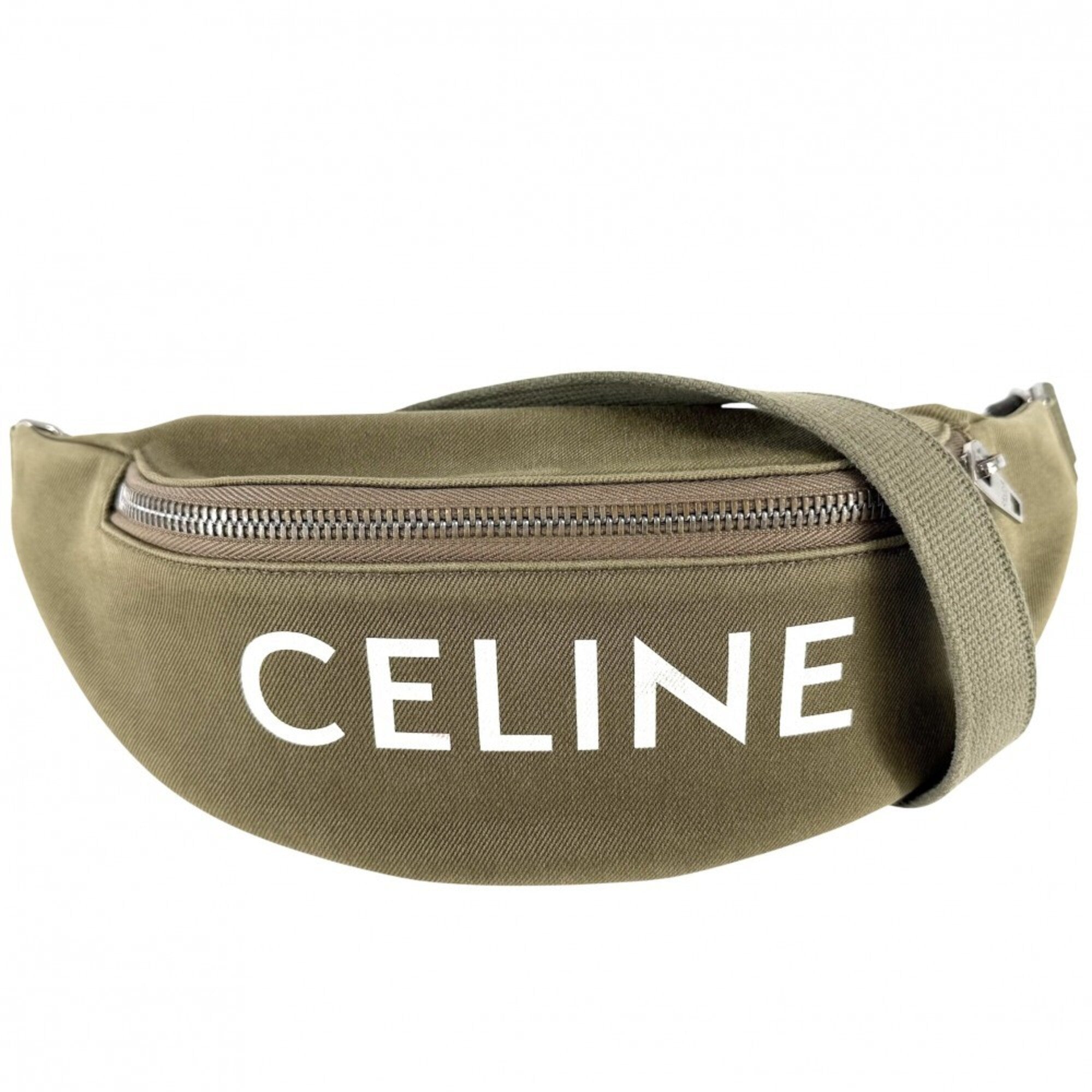 Celine Khaki Canvas Fanny Pack (Pre-Owned)