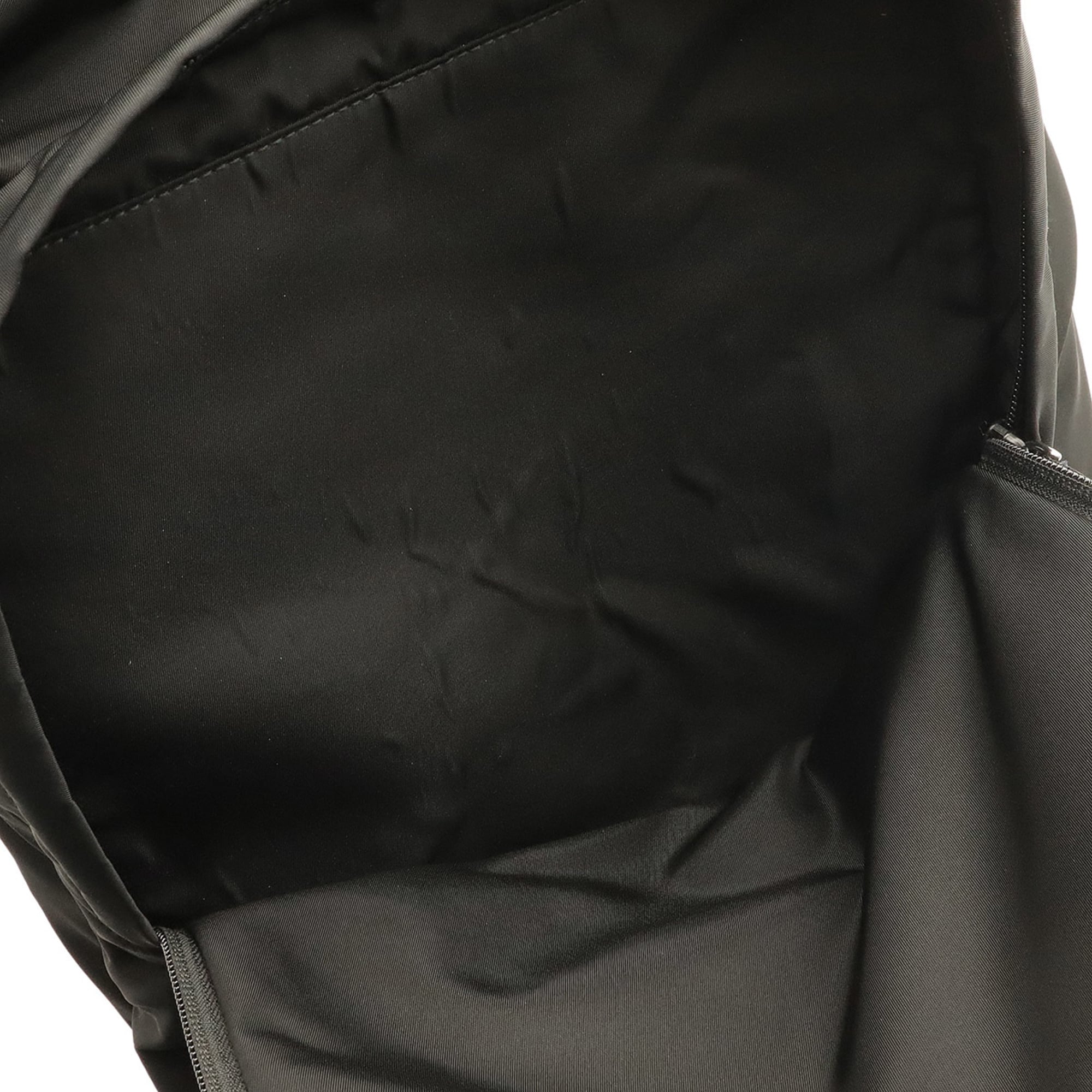 Prada Black Nero Nylon Leather Backpack Shoulder Bag (Pre-Owned)