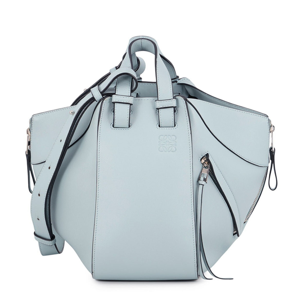 Loewe Hammock Blue Leather Handbag (Pre-Owned)