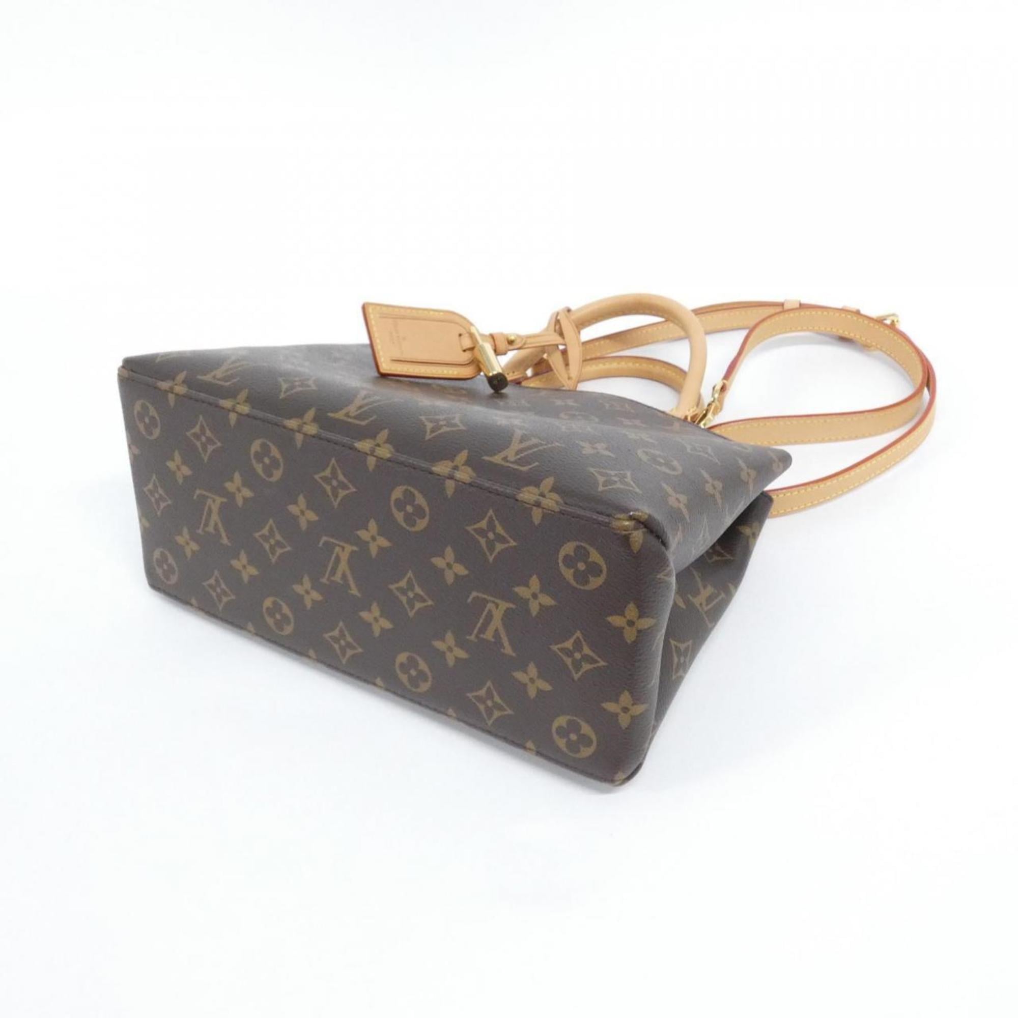 Louis Vuitton Marron Coated Canvas Handbag (Pre-Owned)