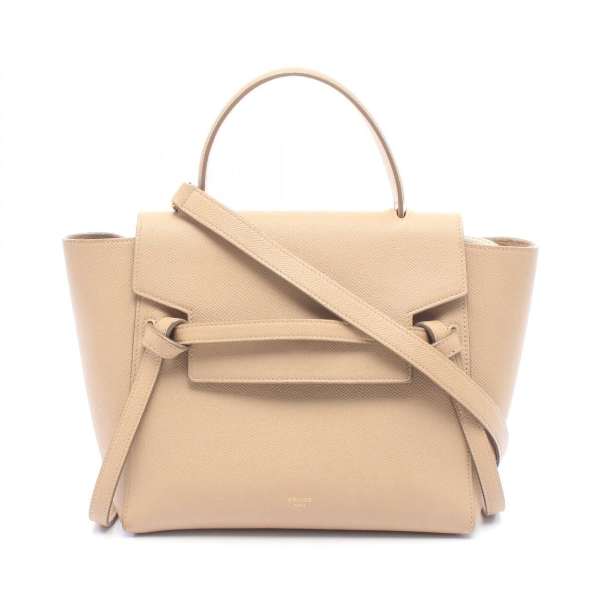 Celine Beige Leather Handbag (Pre-Owned)