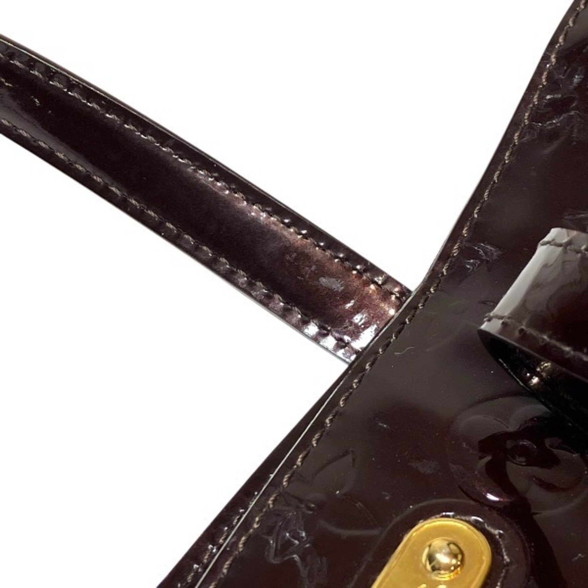 Louis Vuitton Amarante Leather Handbag (Pre-Owned)