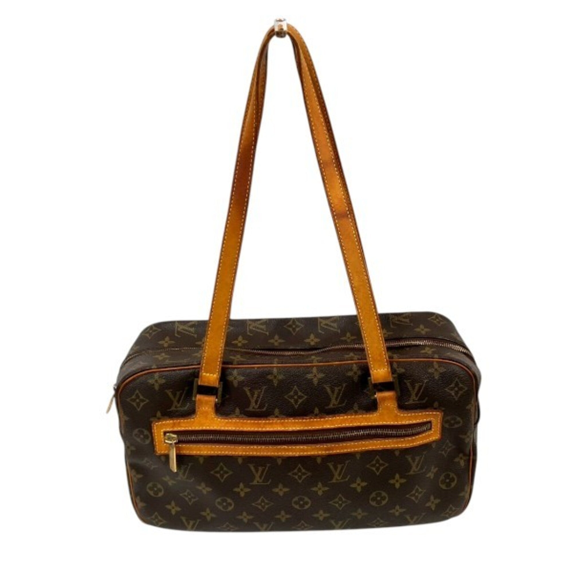 Louis Vuitton Brown Monogram Handbag Shoulder Bag (Pre-Owned)