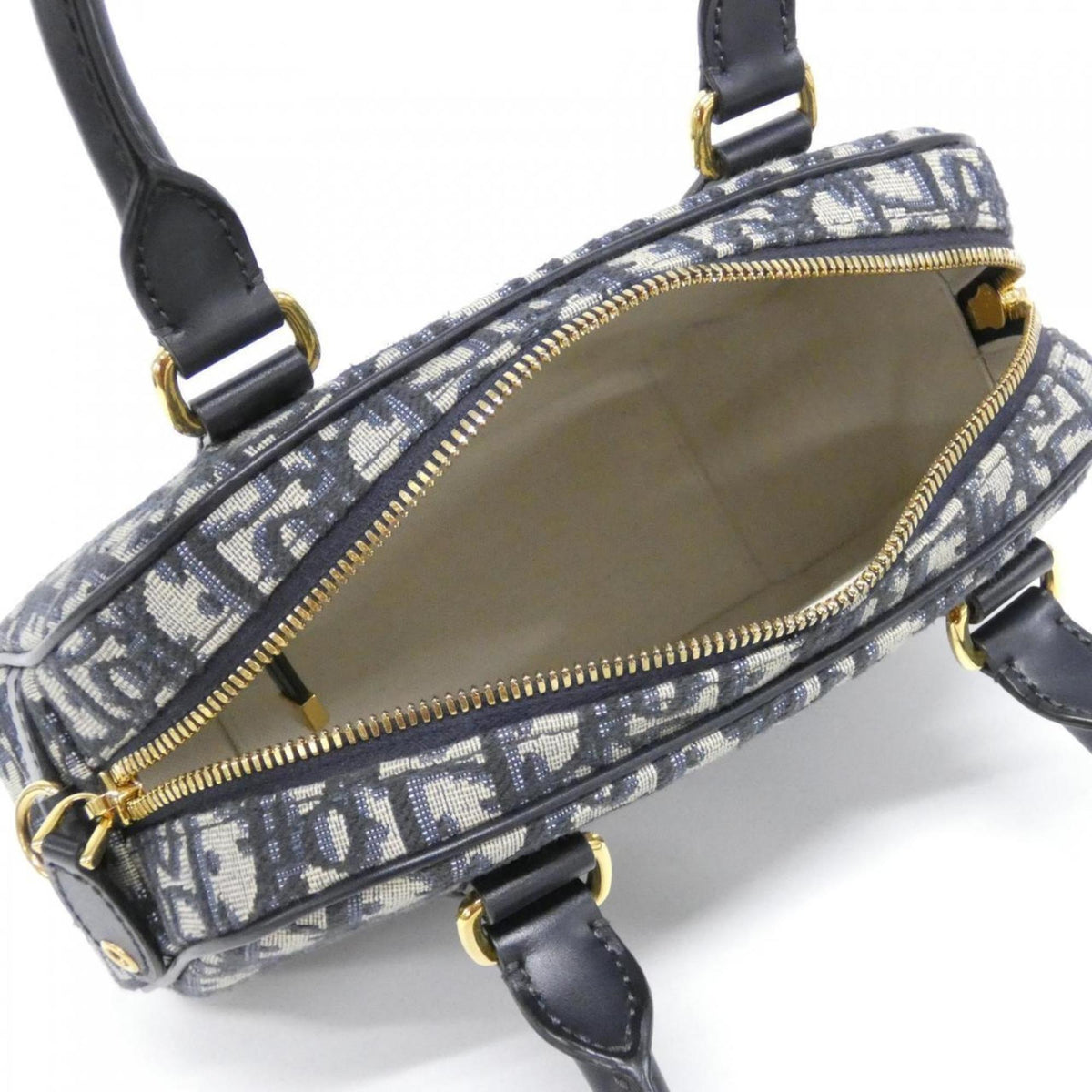Christian Dior Blue Canvas Handbag (Pre-Owned)