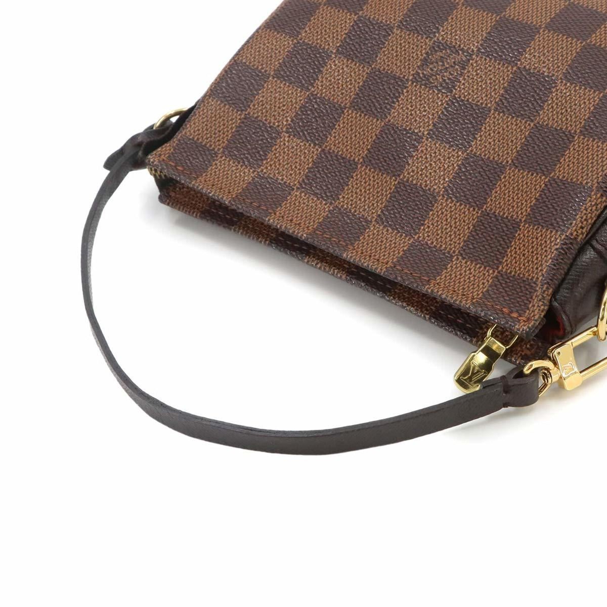Louis Vuitton Damier Canvas Ebene Damier Canvas Handbag Pouch (Pre-Owned)