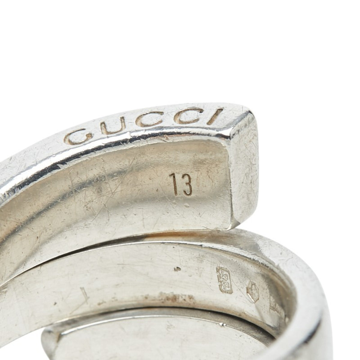 Gucci Silver Silver 925 Band Ring (Pre-Owned)