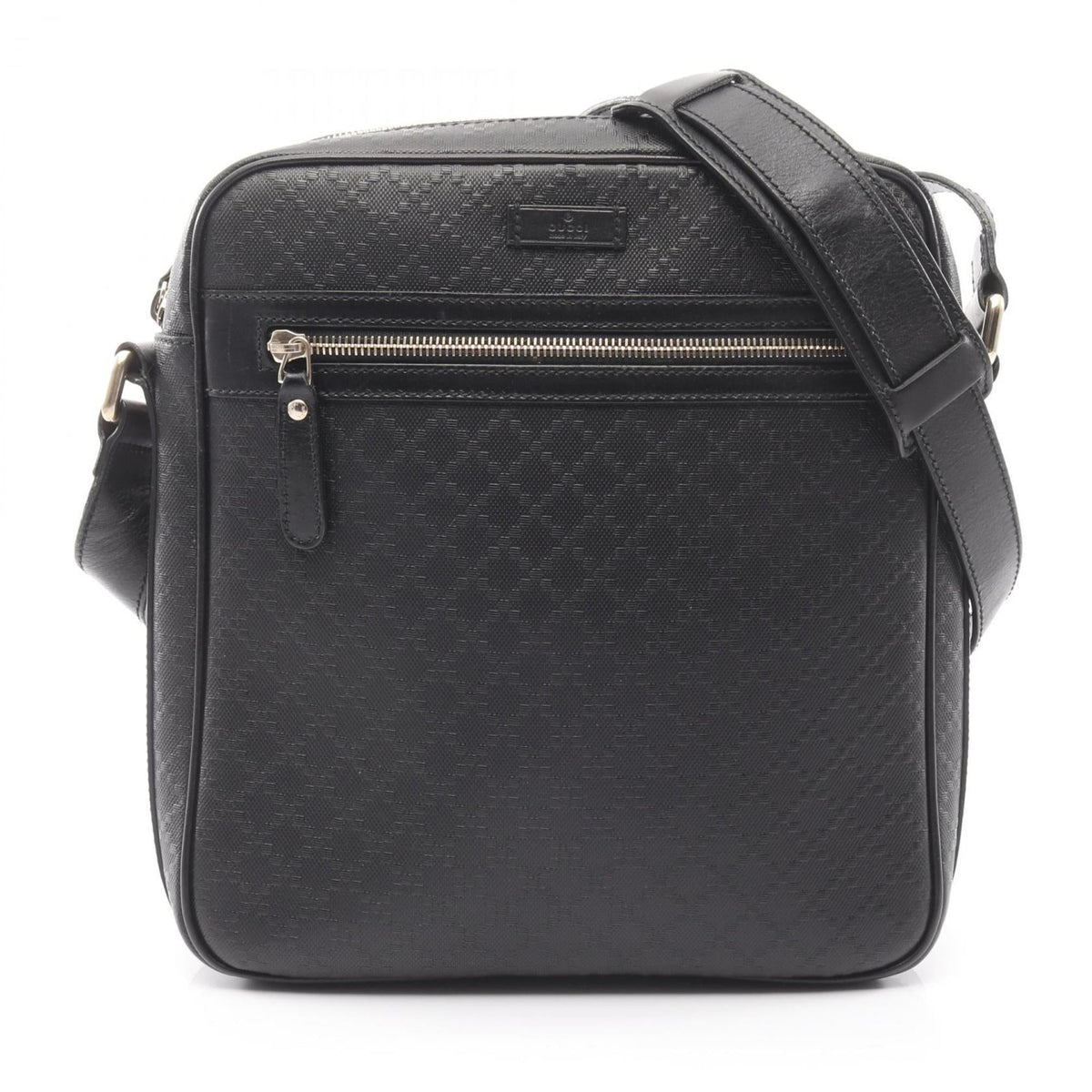 Gucci Black Leather Handbag Shoulder Bag (Pre-Owned)