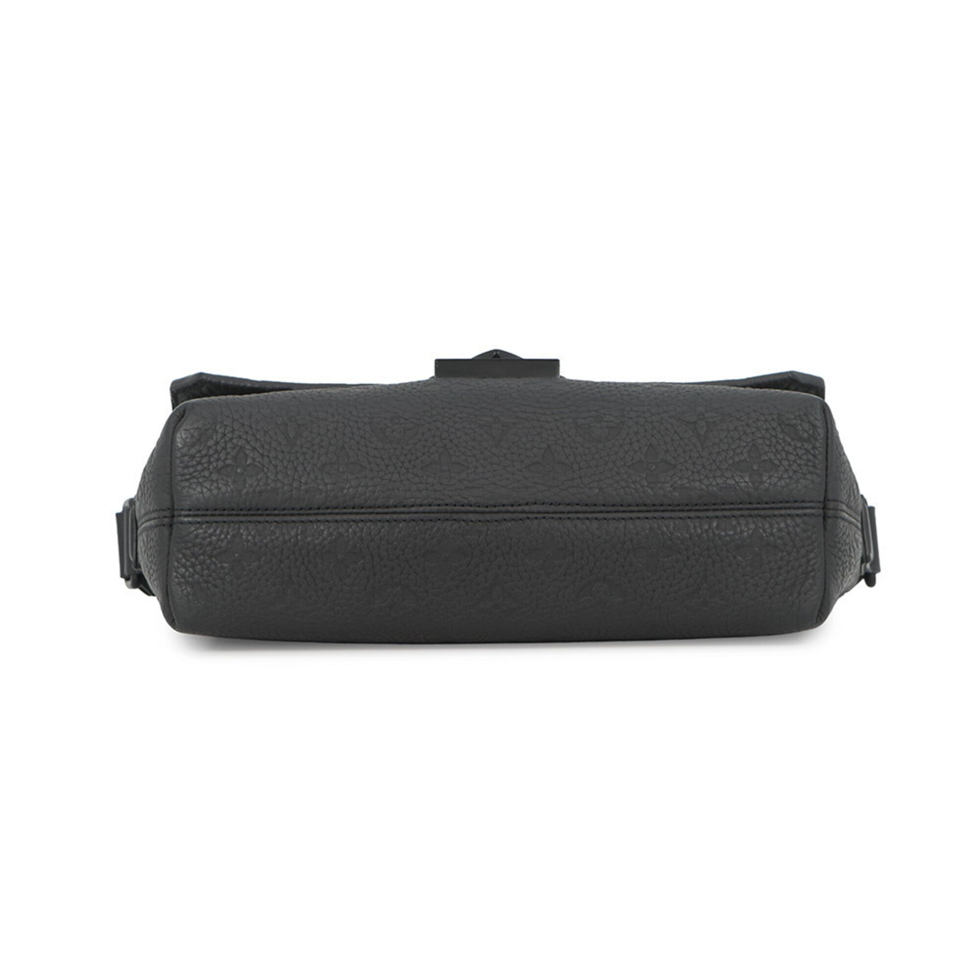 Louis Vuitton Monogram Black Noir Leather Handbag Shoulder Bag (Pre-Owned)