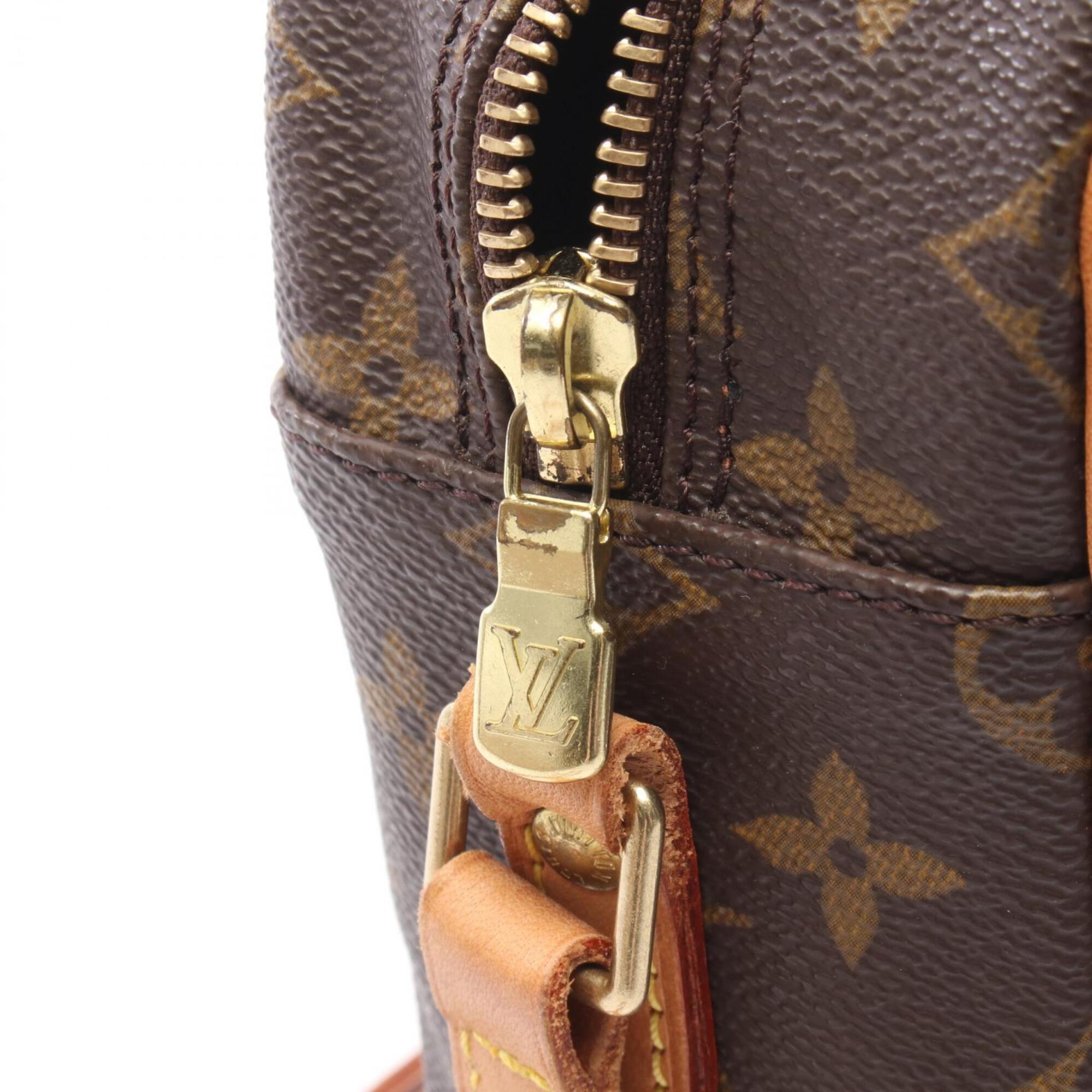 Louis Vuitton Brown Pvc Leather Handbag Shoulder Bag (Pre-Owned)