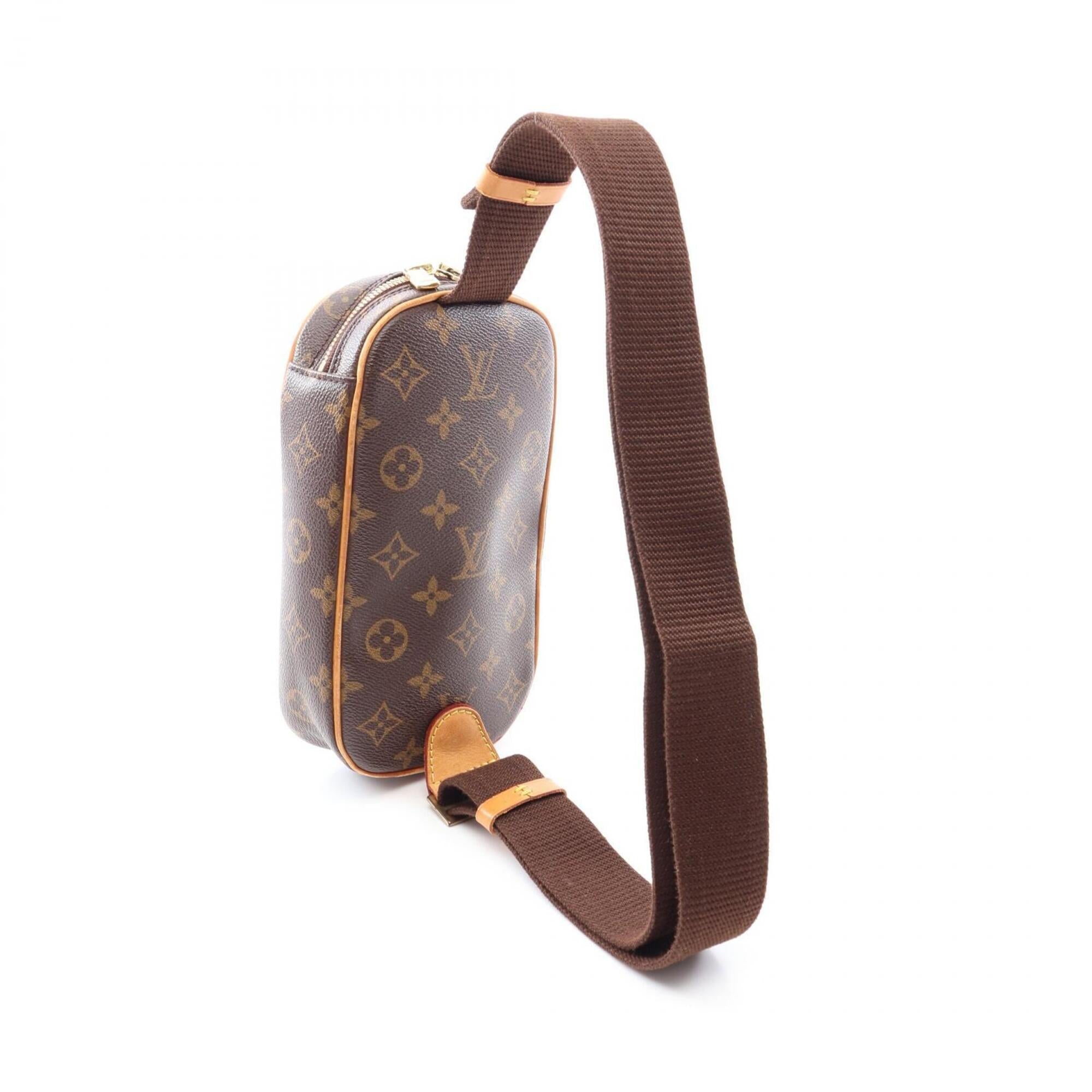 Louis Vuitton Brown Monogram Monogram Leather Fanny Pack Sling Bag (Pre-Owned)