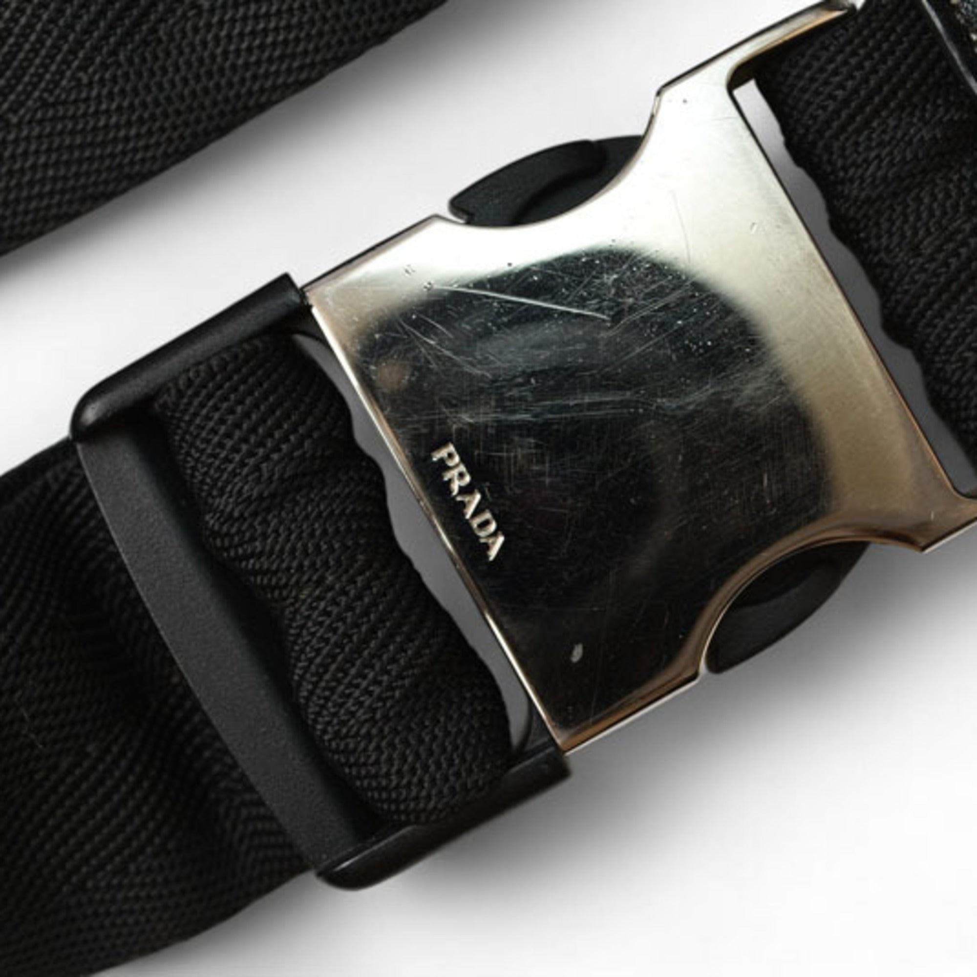 Prada Black Nero Nylon Fanny Pack Pouch (Pre-Owned)