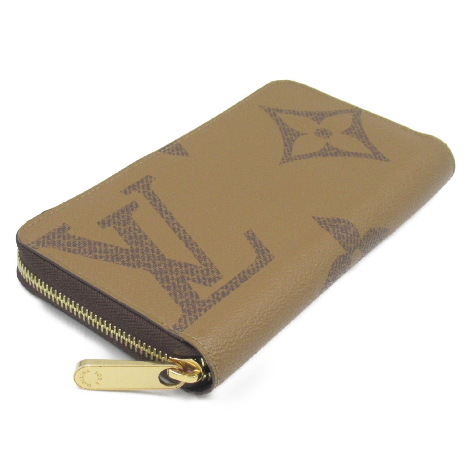 Louis Vuitton Monogram Brown Monogram Reverse Monogram Reverse Long Wallet (Bi-Fold) (Pre-Owned)