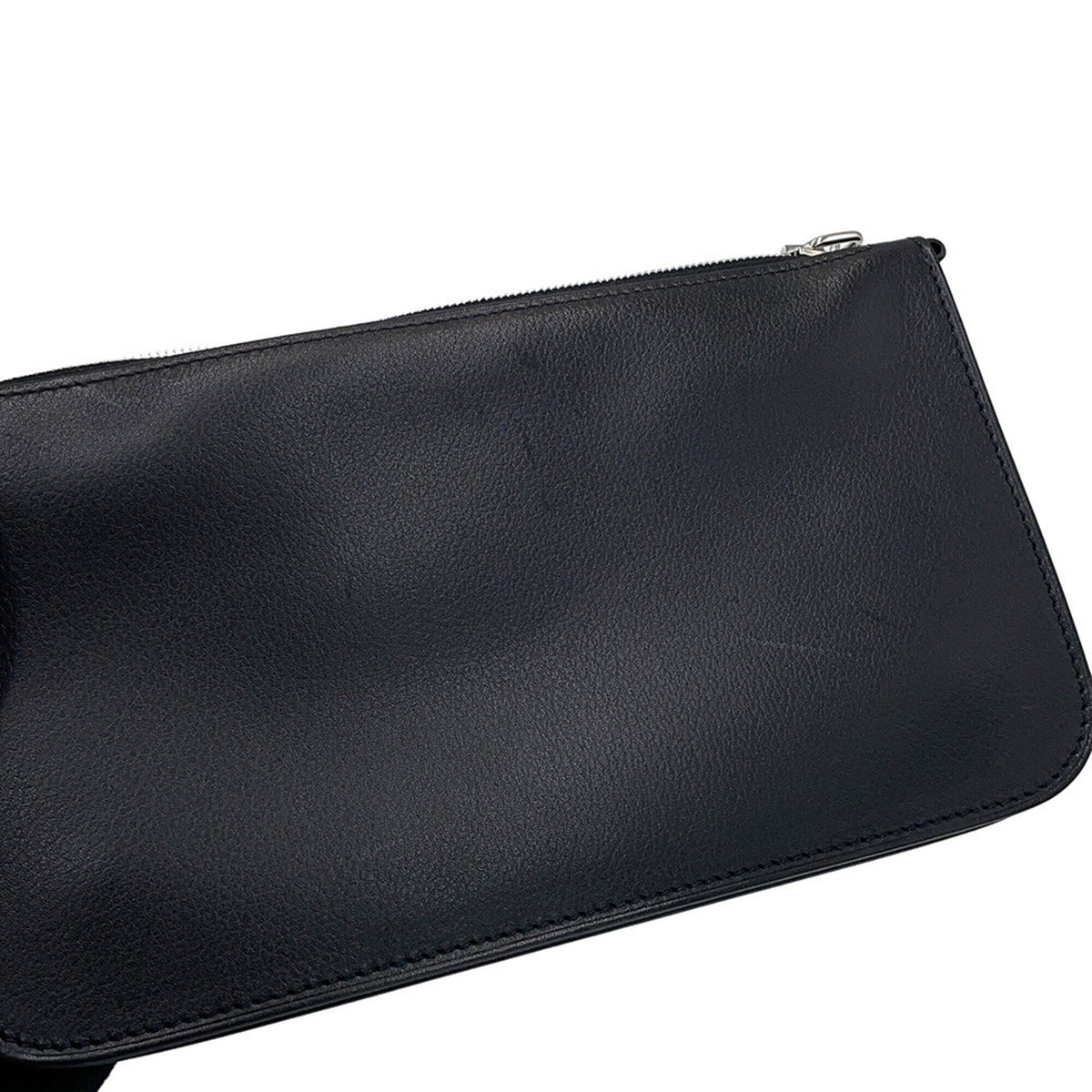 Hermes Black Evergrain Leather Handbag Shoulder Bag (Pre-Owned)