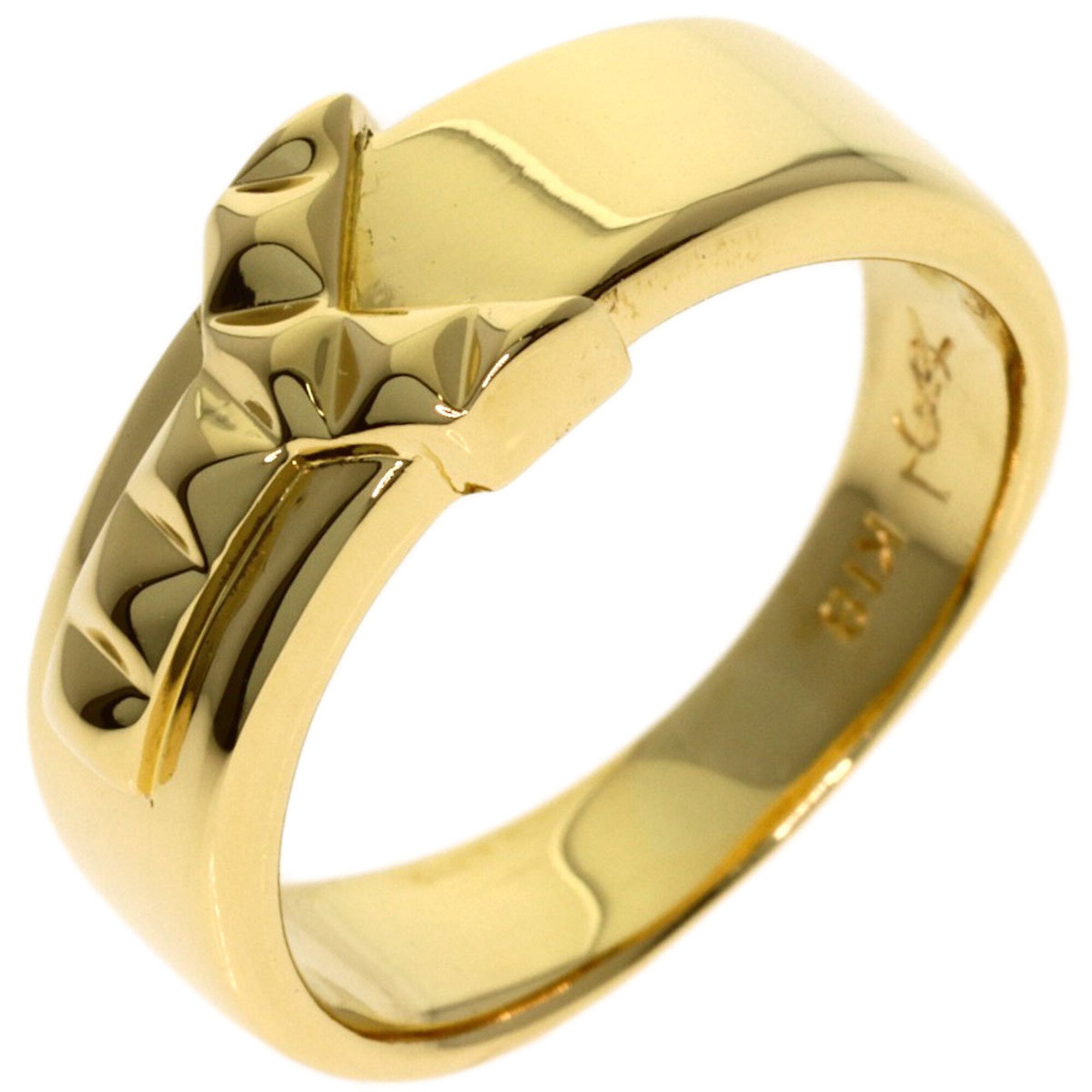 Yves Saint Laurent Yellow Gold (18K) Band Ring (Pre-Owned)