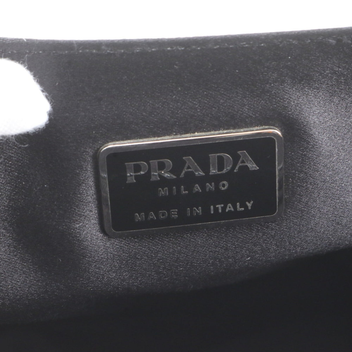 Prada White Leather Handbag Shoulder Bag Tote Bag (Pre-Owned)