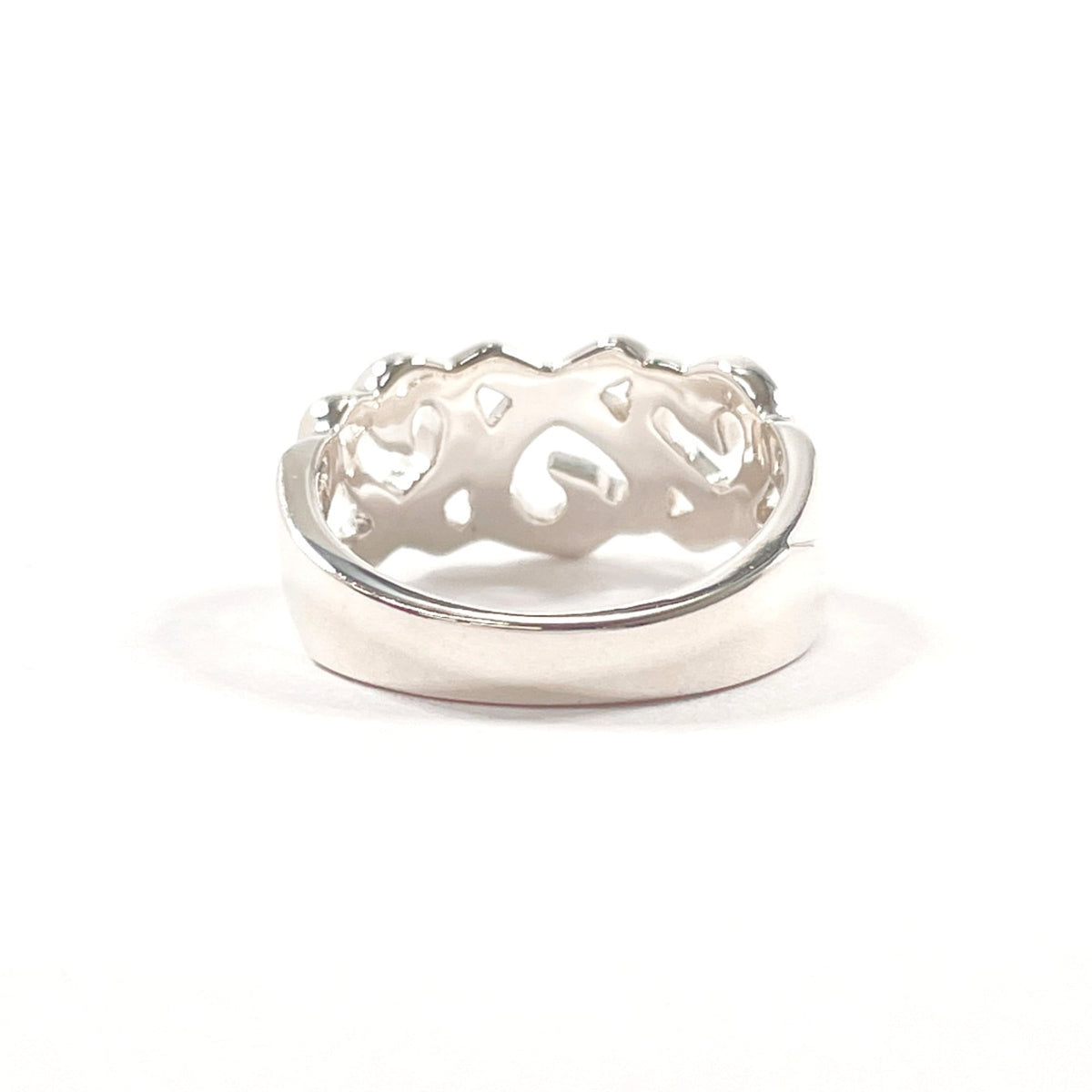 Tiffany Silver Silver 925 Band Ring (Pre-Owned)