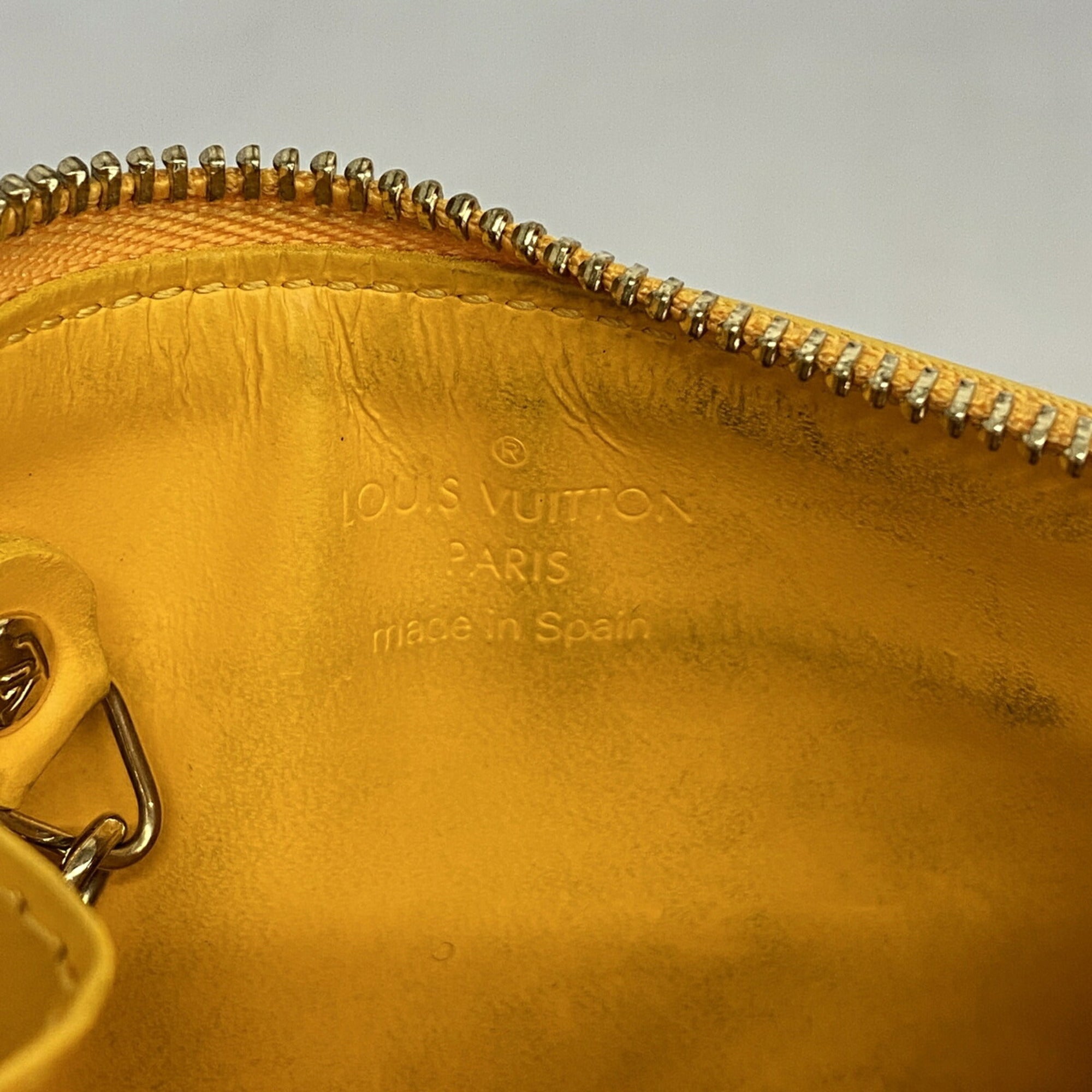 Louis Vuitton Yellow Coin Purse/Coin Case (Pre-Owned)