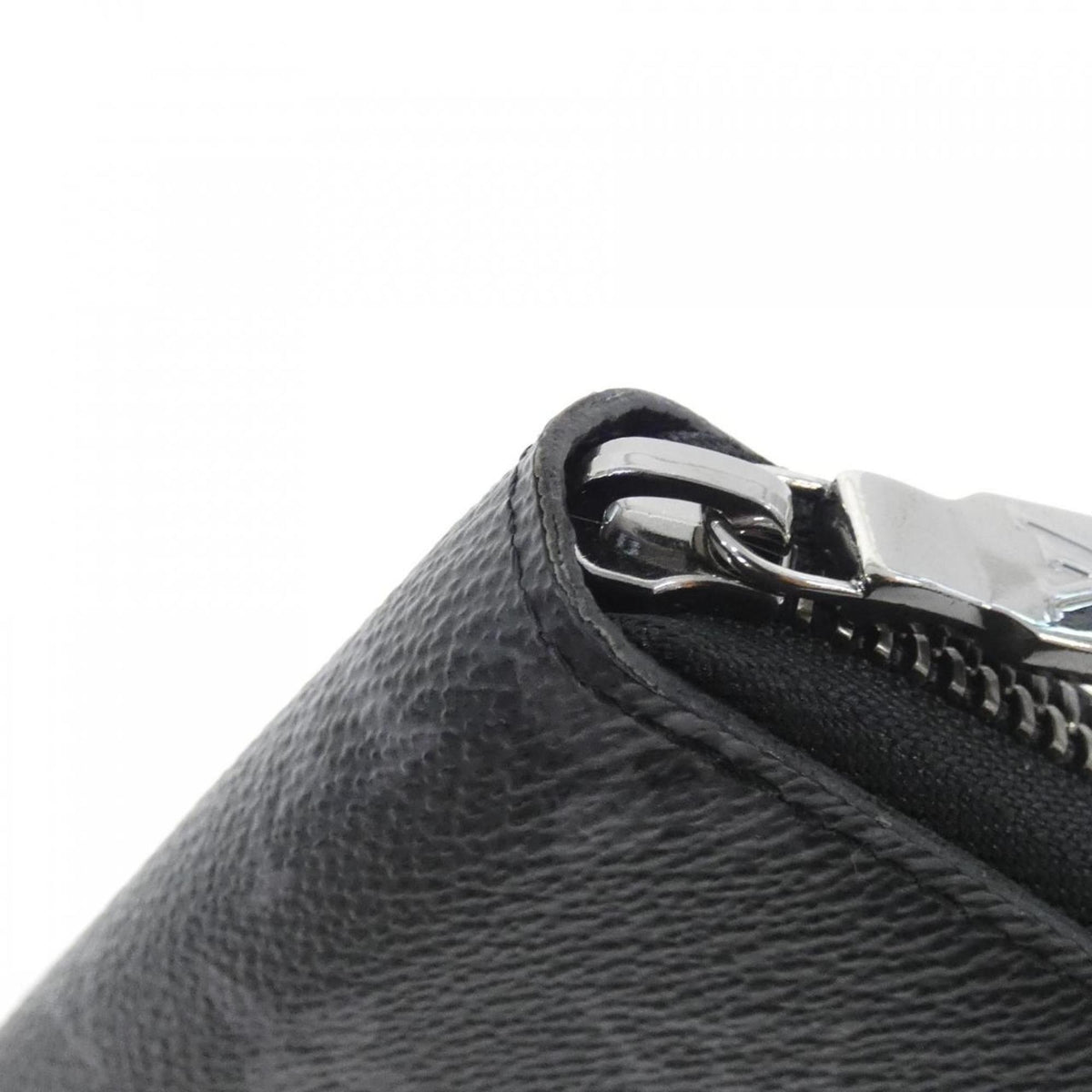 Louis Vuitton Black Coated Canvas Long Wallet (Bi-Fold) (Pre-Owned)