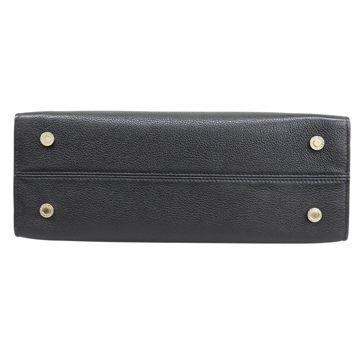 Bvlgari Black Leather Handbag (Pre-Owned)