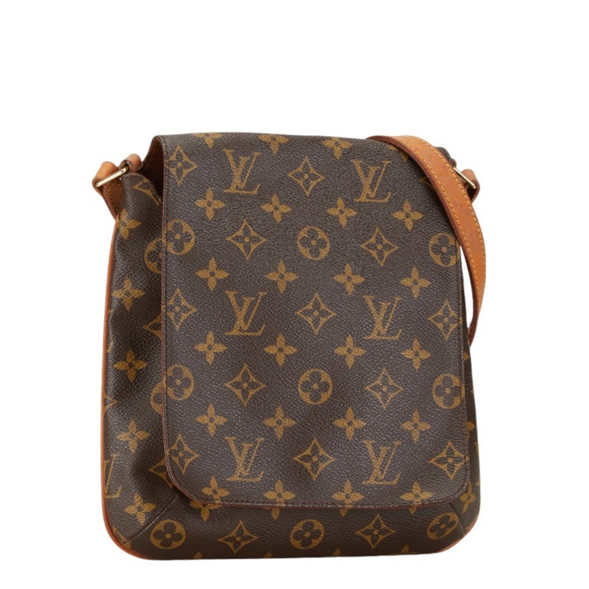 Louis Vuitton Brown Pvc Leather Shoulder Bag (Pre-Owned)