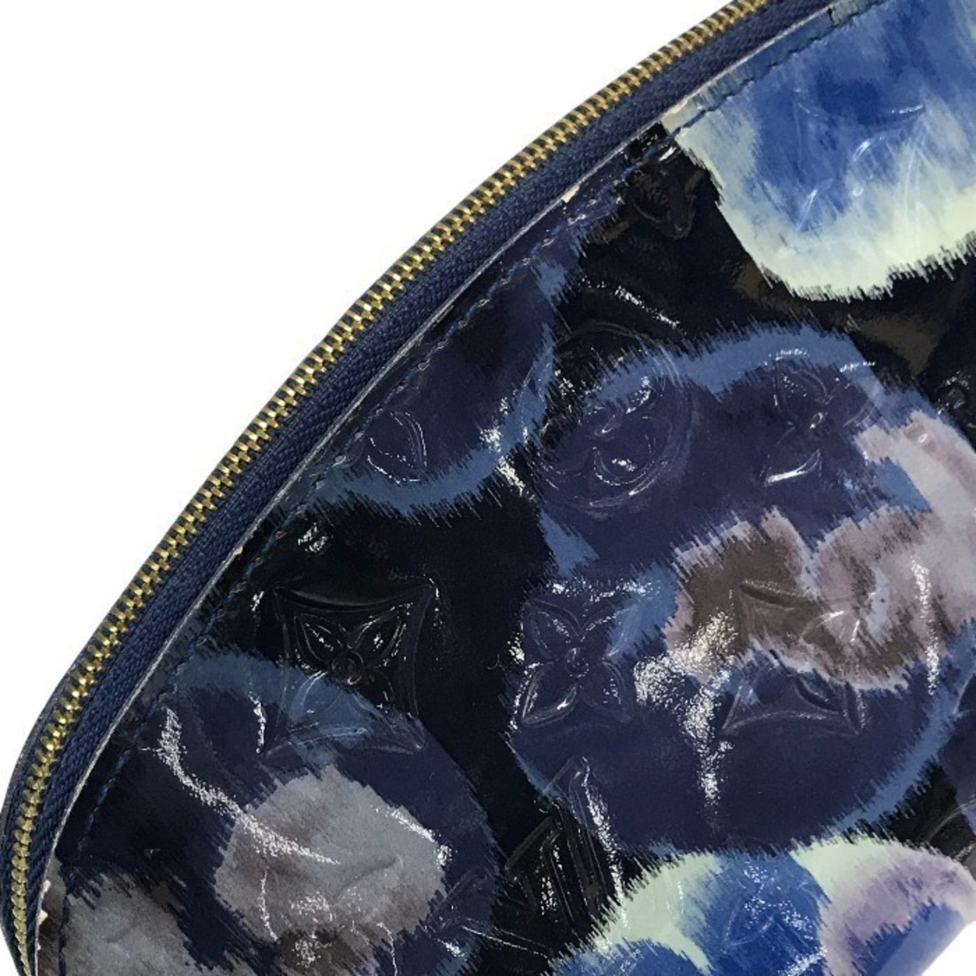 Louis Vuitton Blue Galle Vernis Pouch (Pre-Owned)