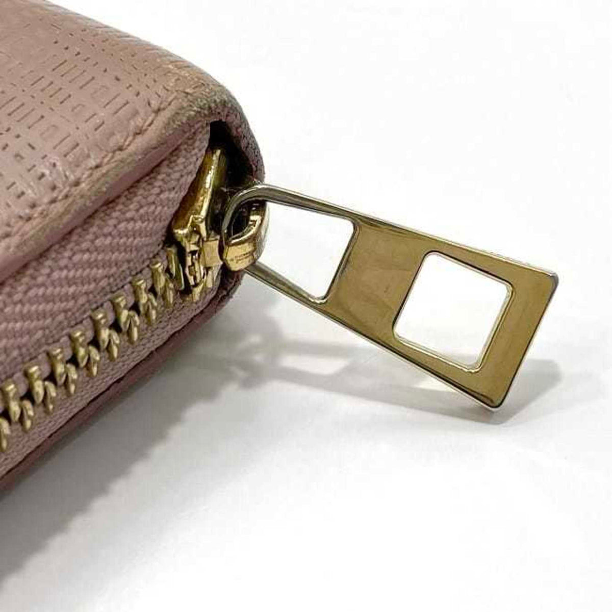Loewe Pink Linen Long Wallet (Bi-Fold) (Pre-Owned)