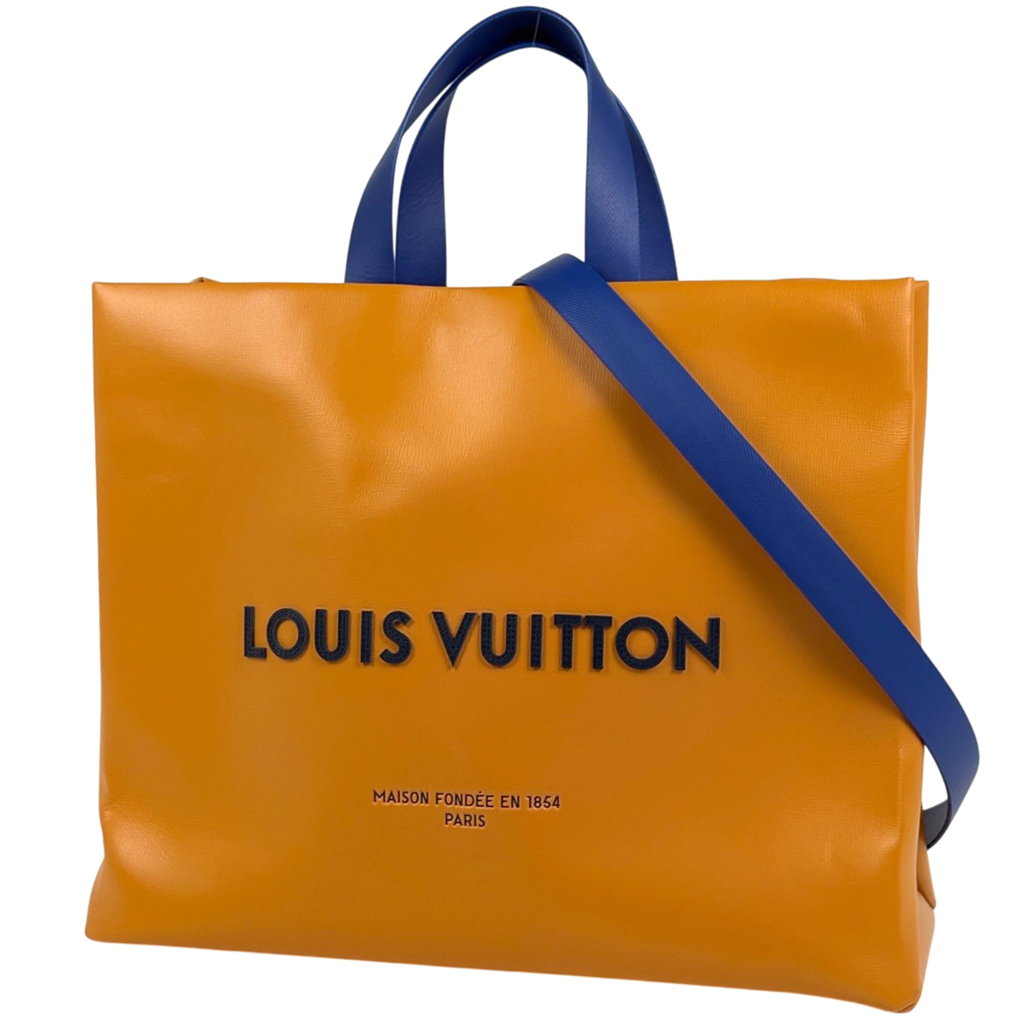 Louis Vuitton Saffron Leather Tote Bag (Pre-Owned)