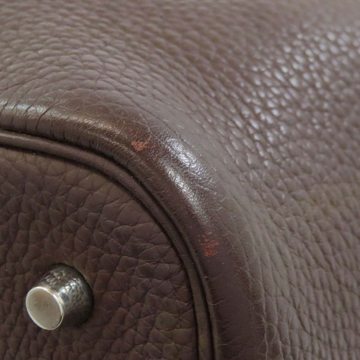 Hermes Brown Leather Handbag (Pre-Owned)