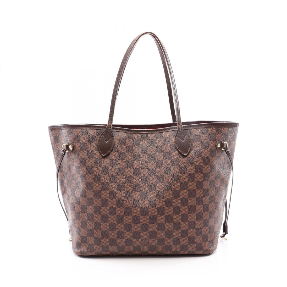 Louis Vuitton Damier Brown Coated Canvas Leather Tote Bag (Pre-Owned)