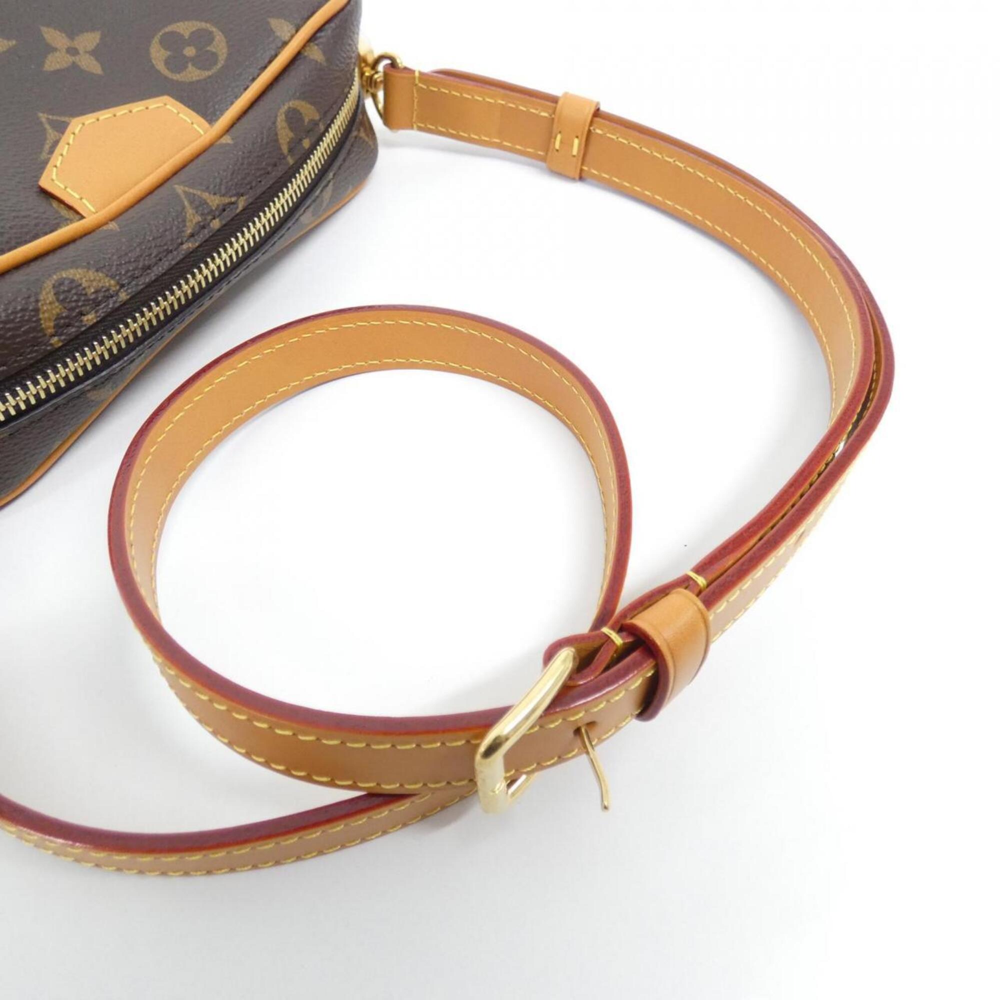 Louis Vuitton Brown Coated Canvas Shoulder Bag (Pre-Owned)
