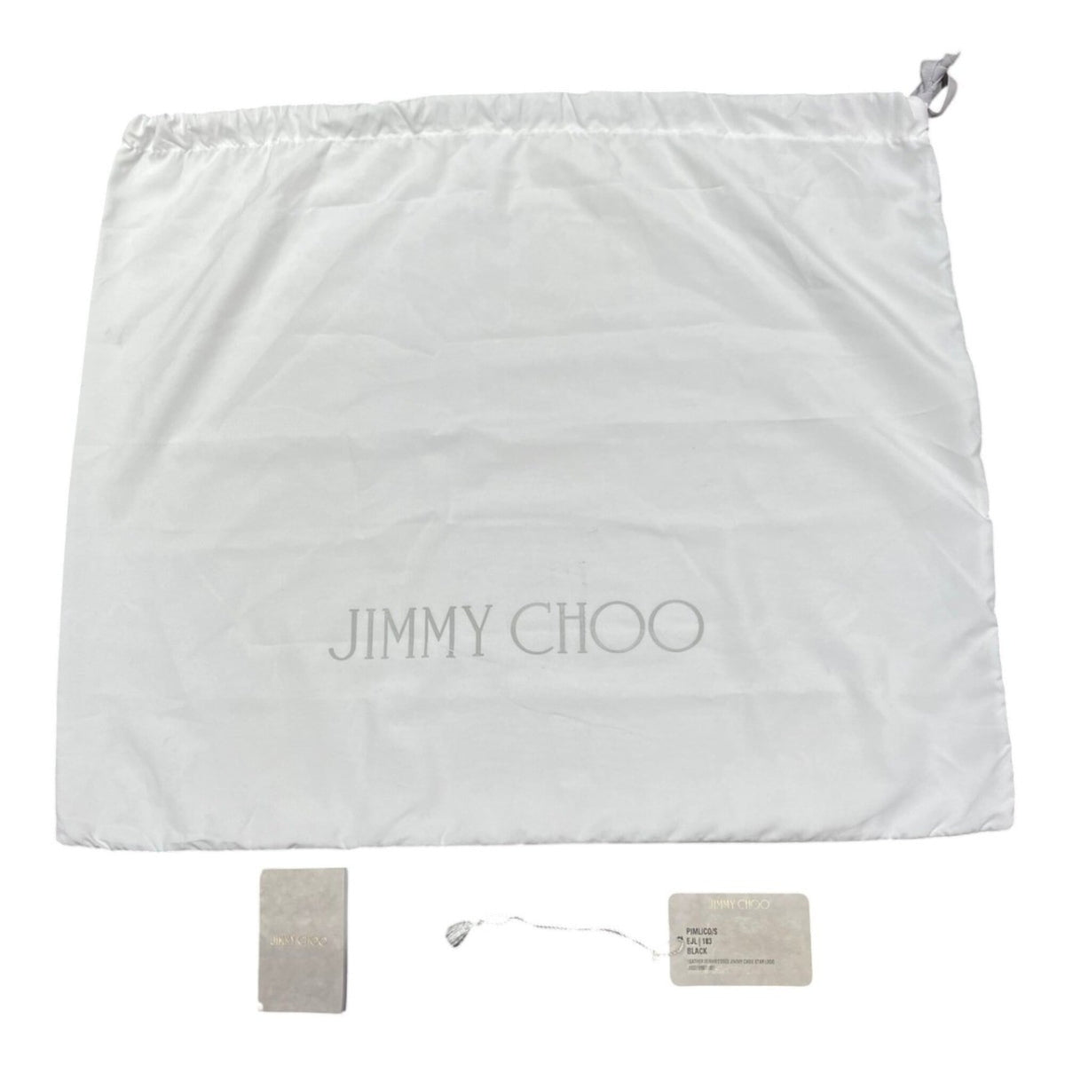 Jimmy Choo Black Leather Tote Bag (Pre-Owned)