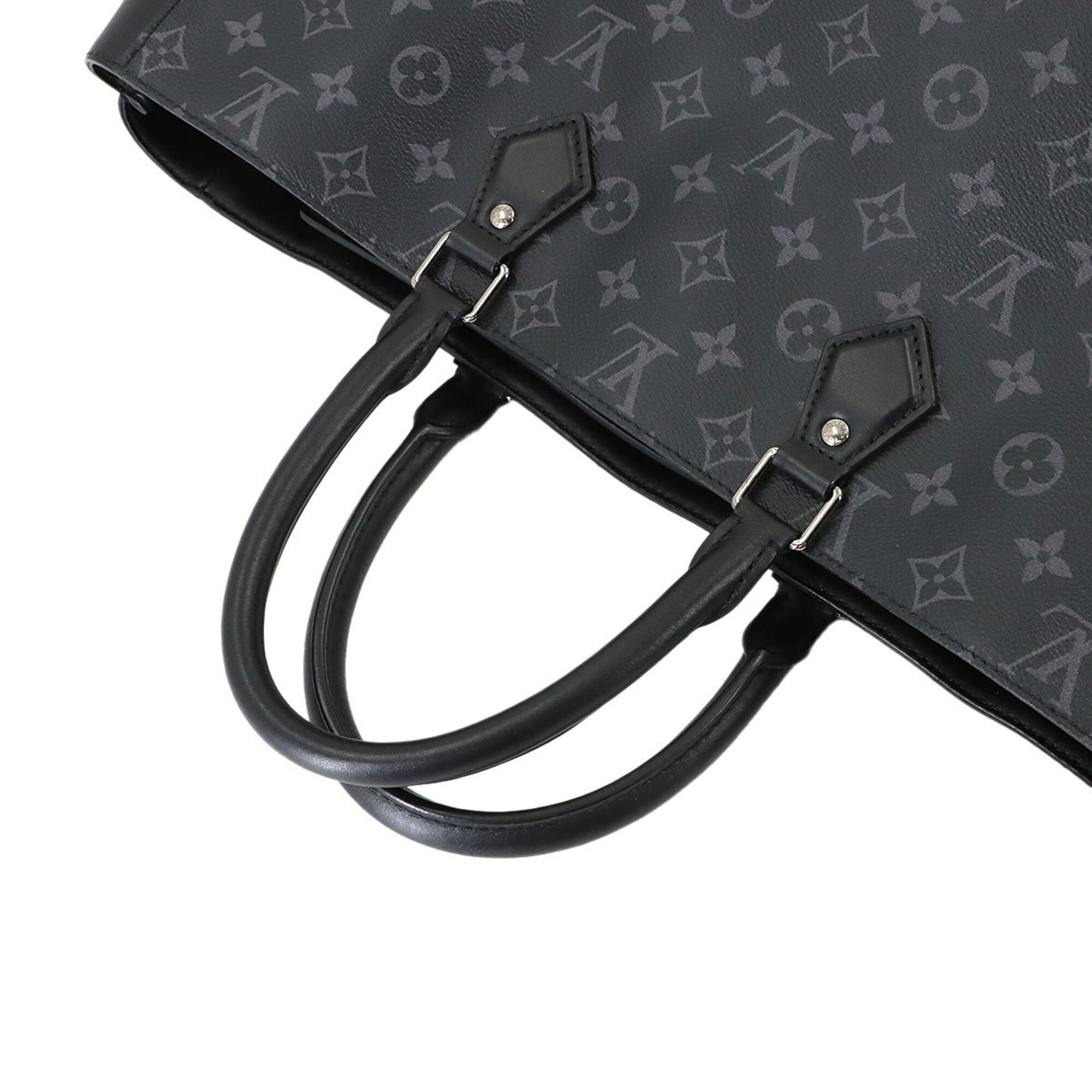 Louis Vuitton Black Monogram Eclipse Monogram Eclipse Handbag Pouch Tote Bag (Pre-Owned)