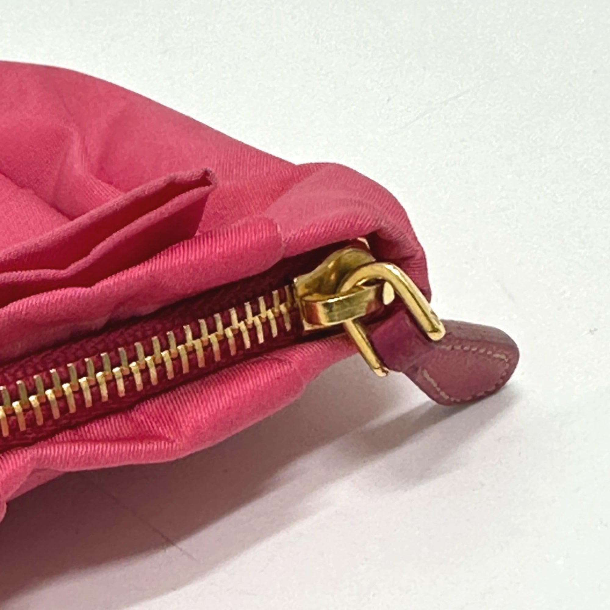 Prada Pink Nylon Pouch (Pre-Owned)