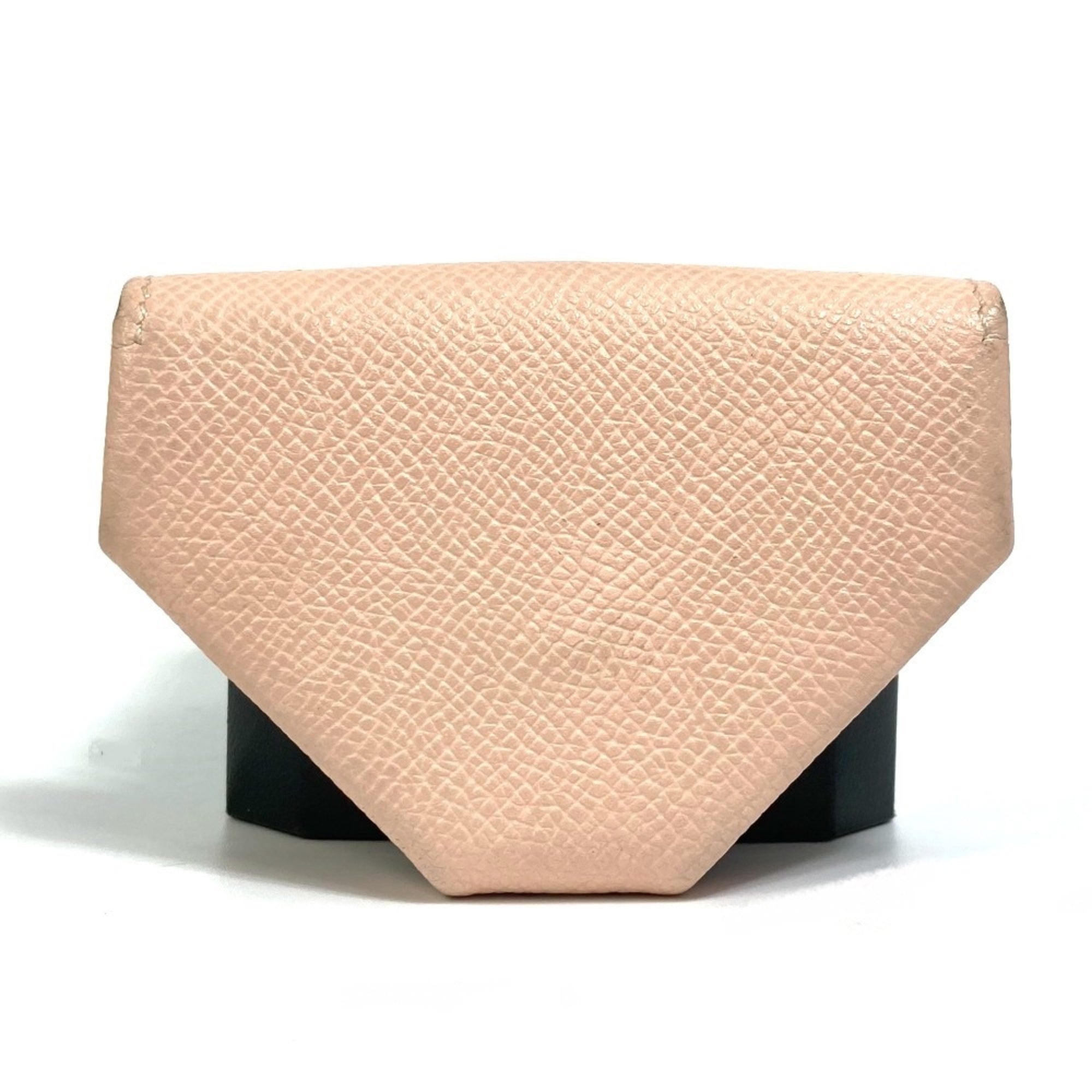 Hermes Le 24 Pink Rose Eglantine Epsom Leather Coin Purse/Coin Case (Pre-Owned)