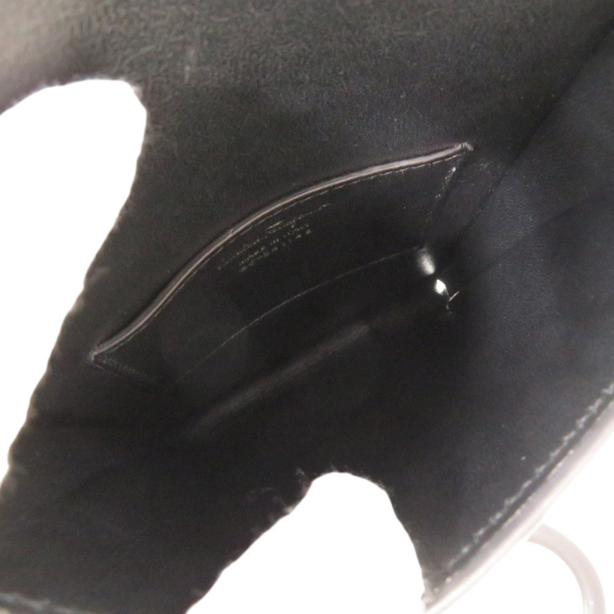 Salvatore Ferragamo Black Leather Shoulder Bag (Pre-Owned)
