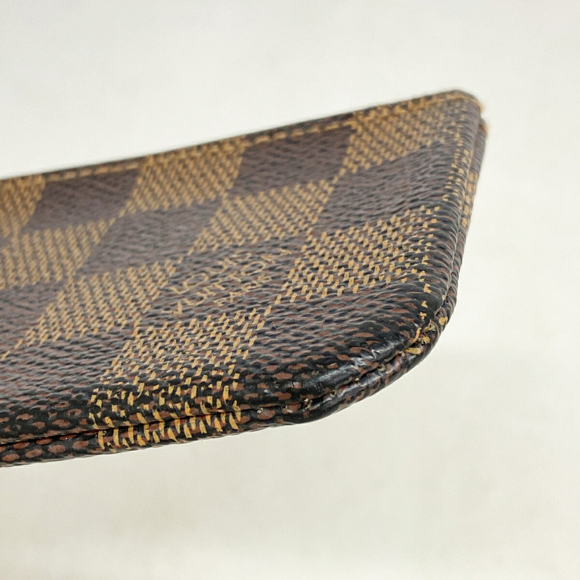 Louis Vuitton Ebene Coin Purse/Coin Case (Pre-Owned)
