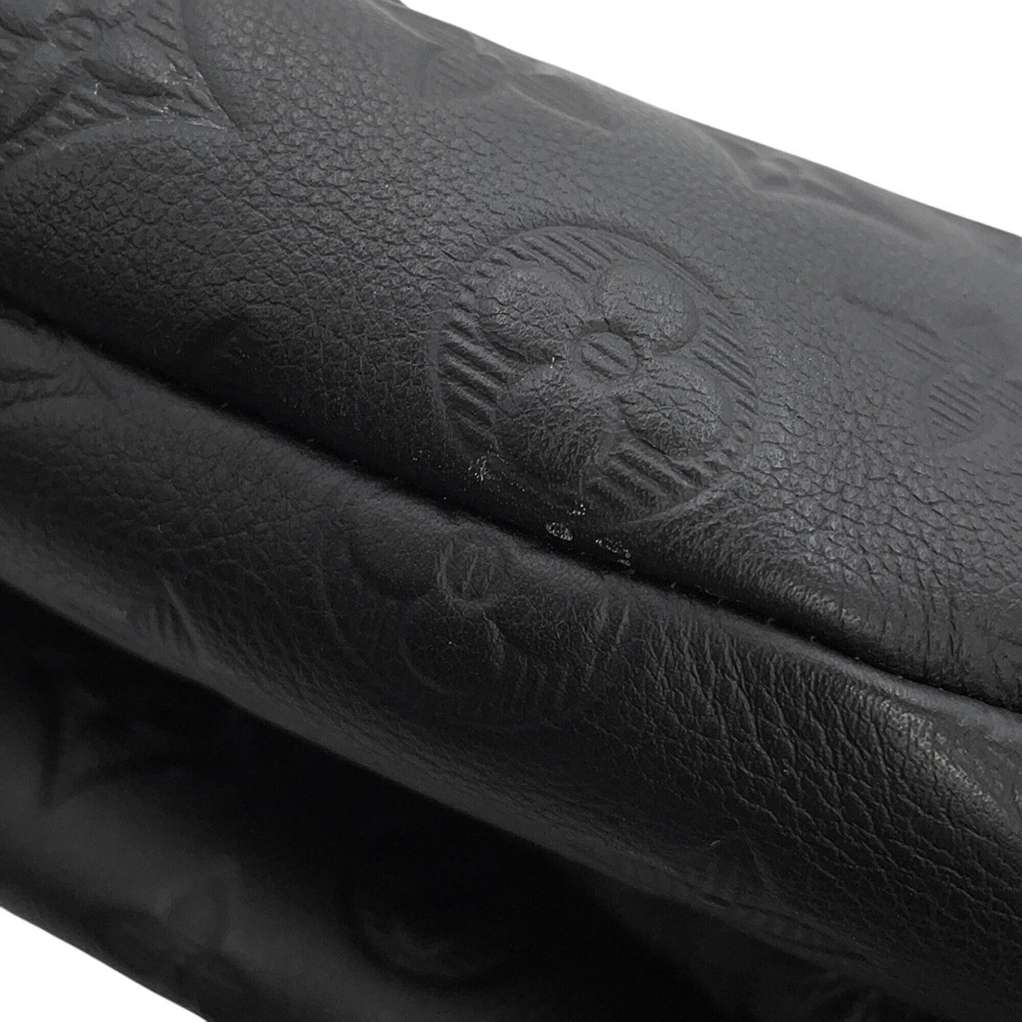 Louis Vuitton Monogram Shadow Black Noir Monogram Shadow Shoulder Bag (Pre-Owned)