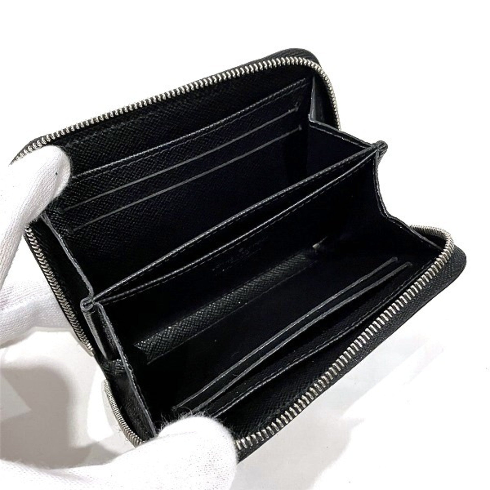 Louis Vuitton Epi Black Epi Leather Coin Purse/Coin Case (Pre-Owned)