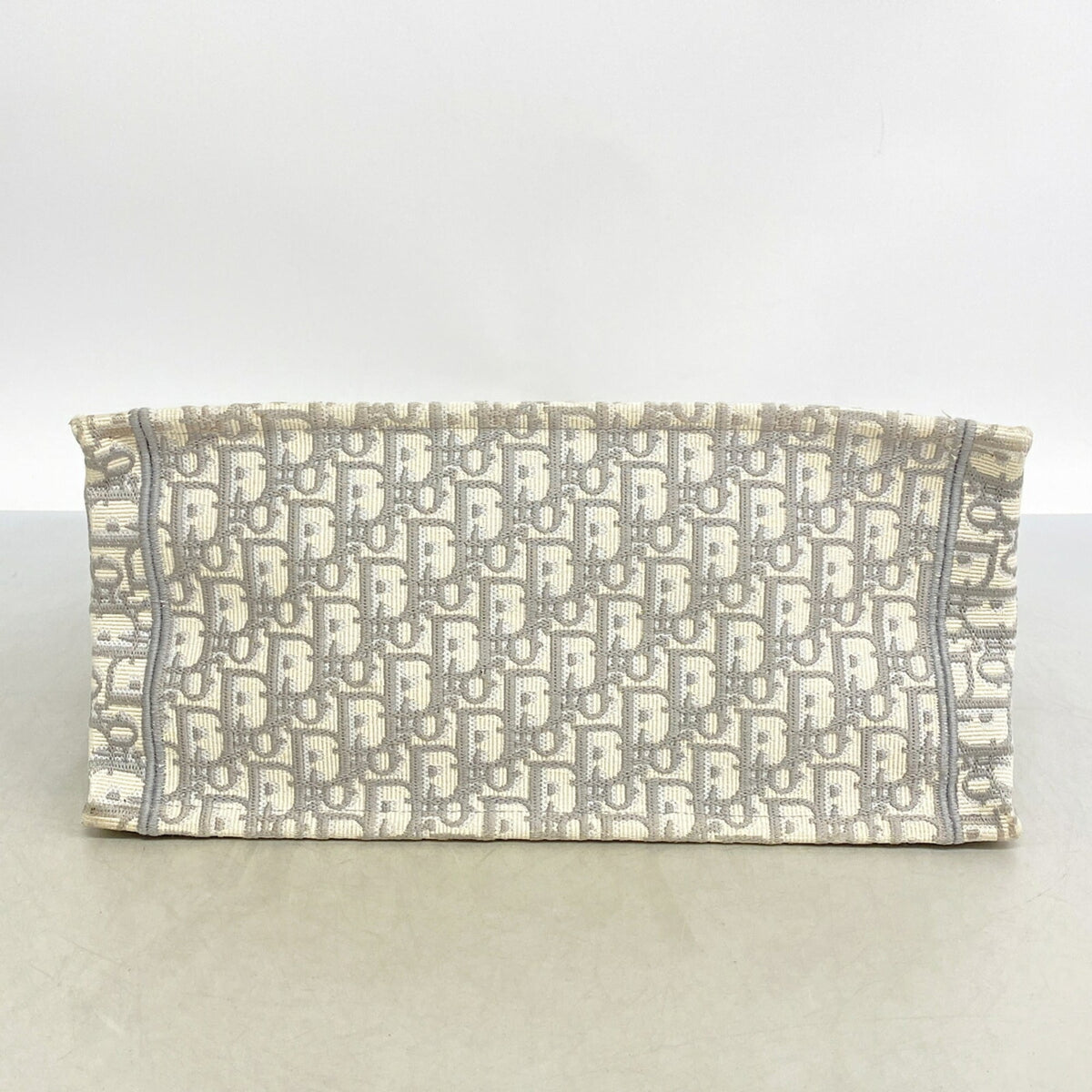 Christian Dior Gray Canvas Tote Bag (Pre-Owned)