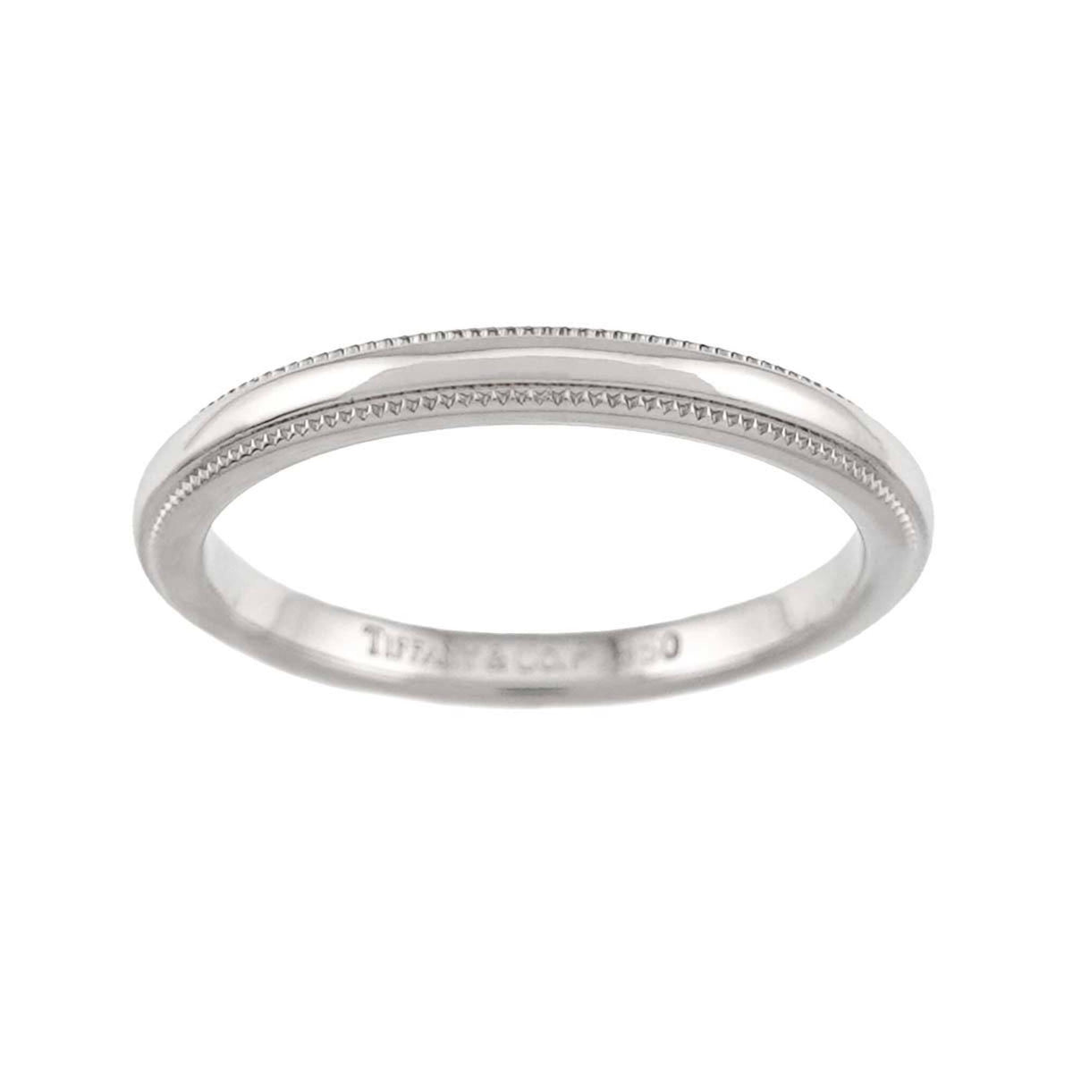 Tiffany Platinum 950 Band Ring (Pre-Owned)